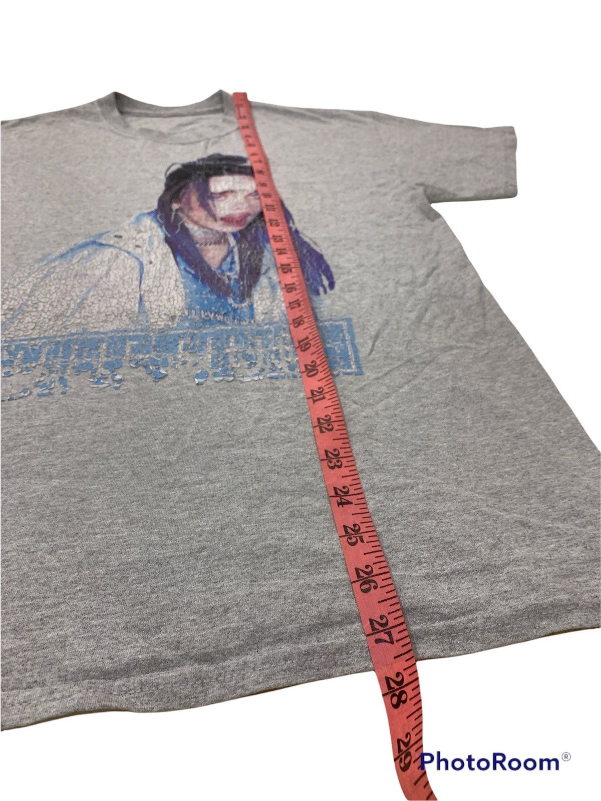 Band Tees × Rap Tees BILLIE EILISH DESTROYED DISTRESSED PRINTING SHIRT Size US S / EU 44-46 / 1 - 4 Thumbnail