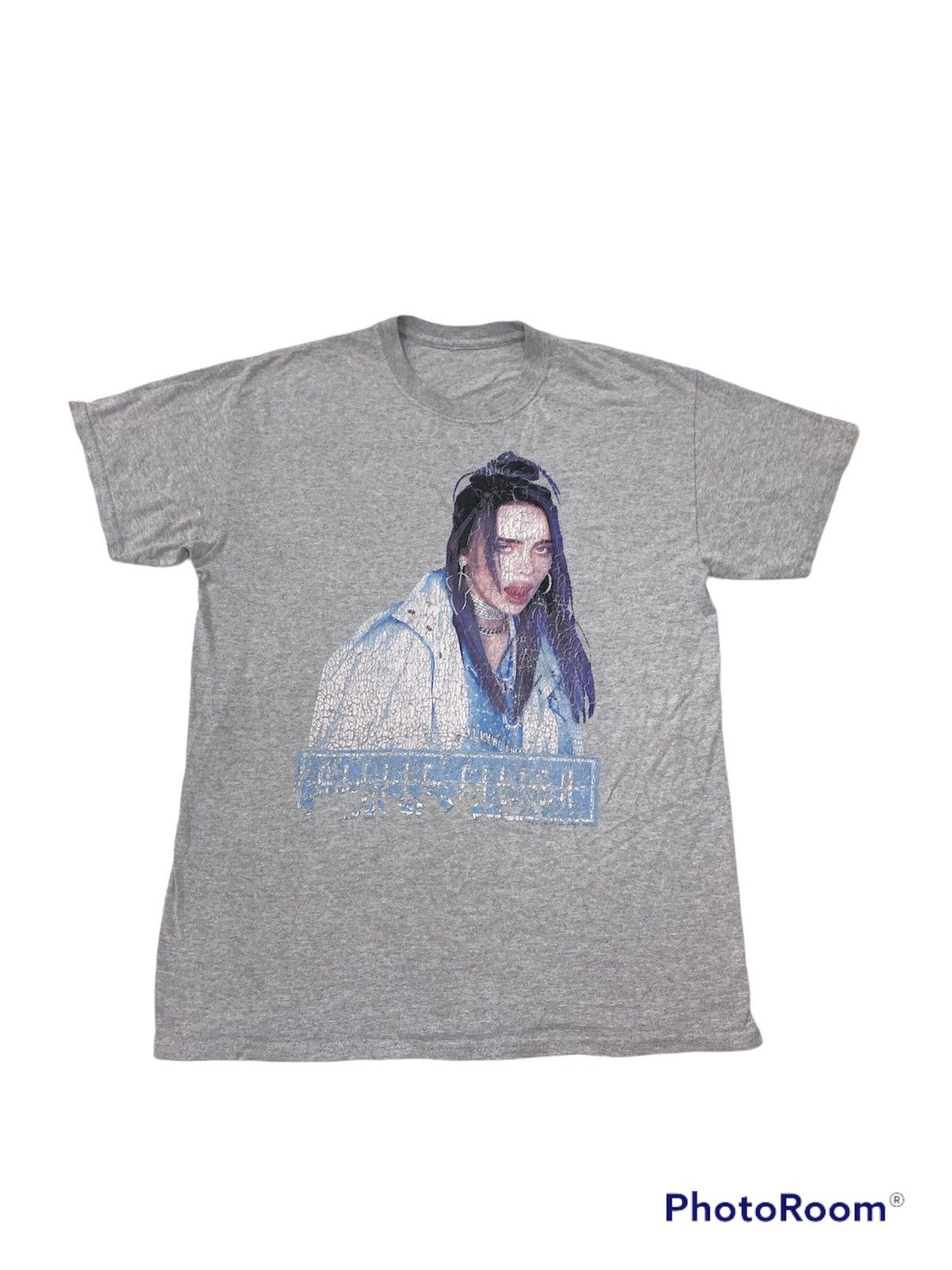 Band Tees × Rap Tees BILLIE EILISH DESTROYED DISTRESSED PRINTING SHIRT Size US S / EU 44-46 / 1 - 1 Thumbnail