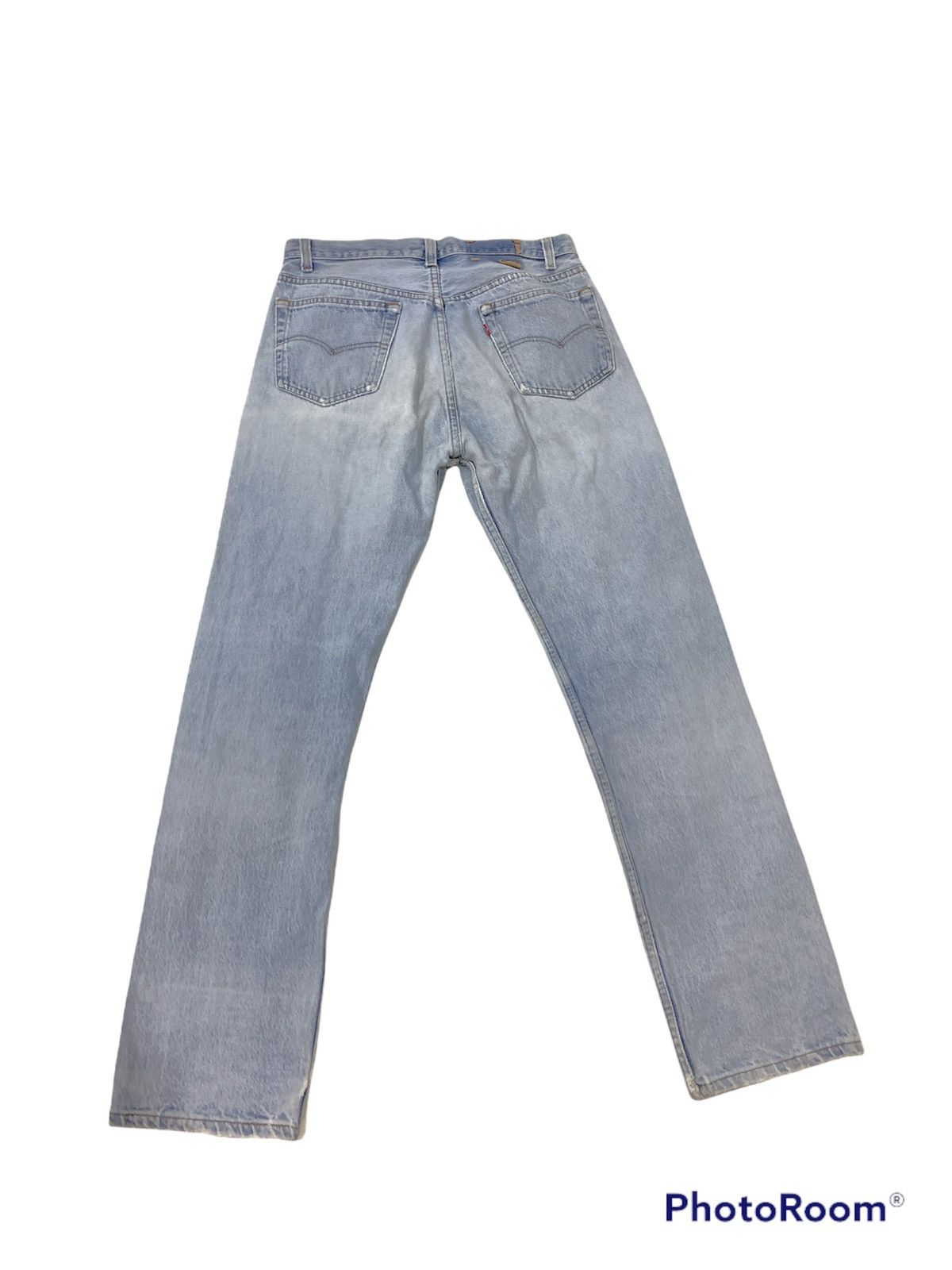 Levi's VINTAGE 1989-1992 LEVI'S 501 DISTRESSED TRASHED JEANS Size US 33 - 2 Thumbnail