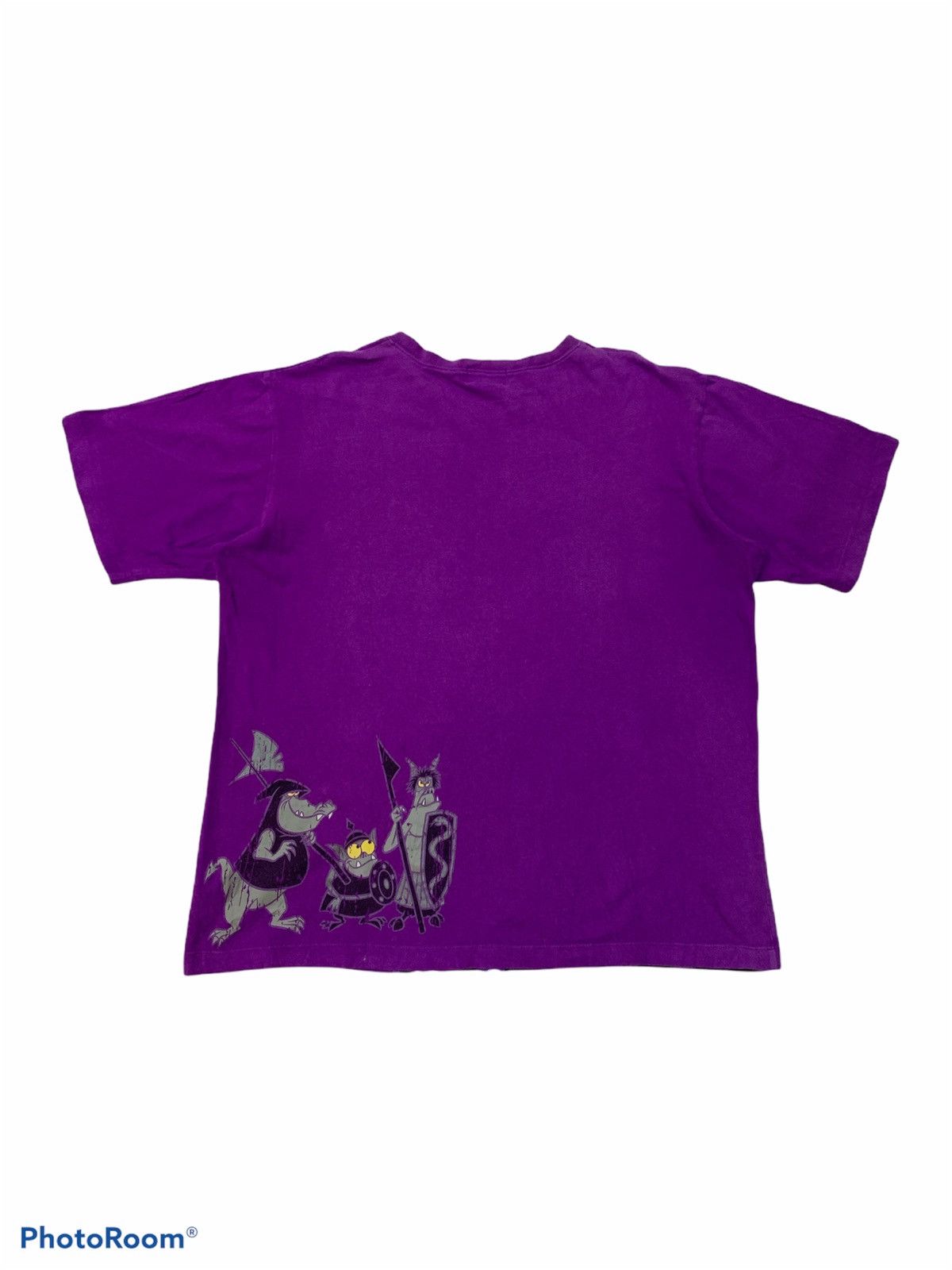 Cartoon Network × Disney × Vintage VTG MALEFICENT DISNEY OVERPRINT SHIRT Size US XL / EU 56 / 4 - 2 Thumbnail