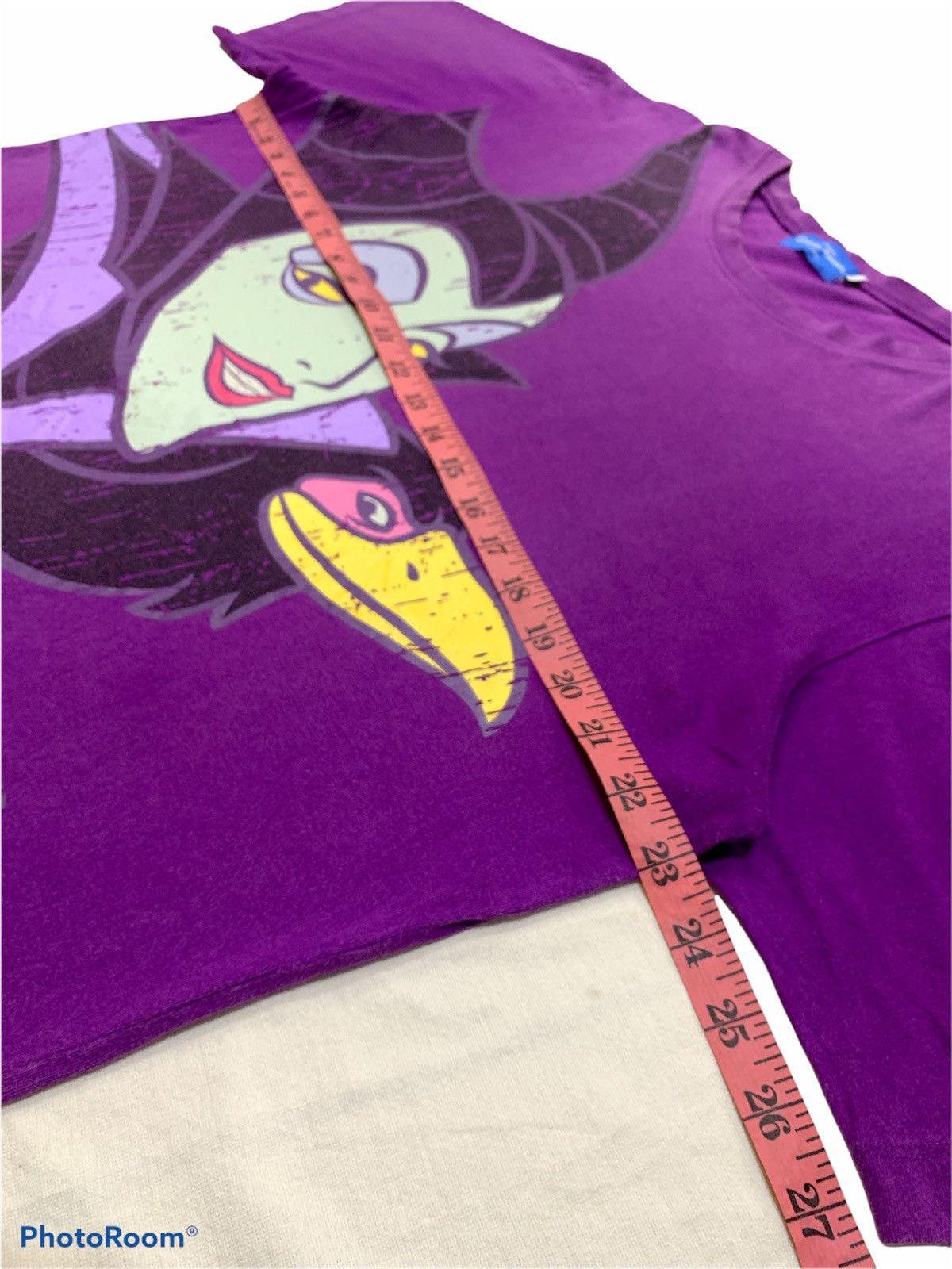 Cartoon Network × Disney × Vintage VTG MALEFICENT DISNEY OVERPRINT SHIRT Size US XL / EU 56 / 4 - 4 Thumbnail