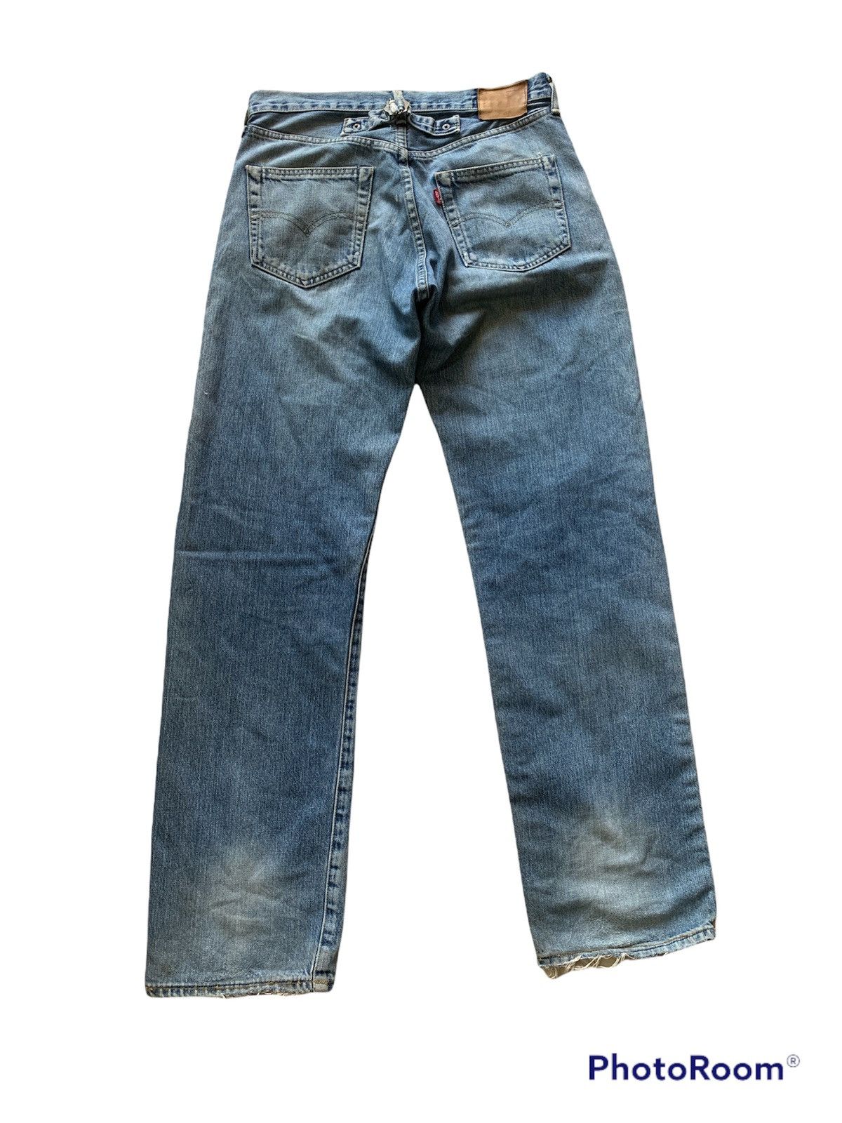 Levi's LEVI'S 702XX SELVEDGE BUCKLE BUTTON FLY JEANS DENIM REPRO Size US 32 / EU 48 - 2 Thumbnail