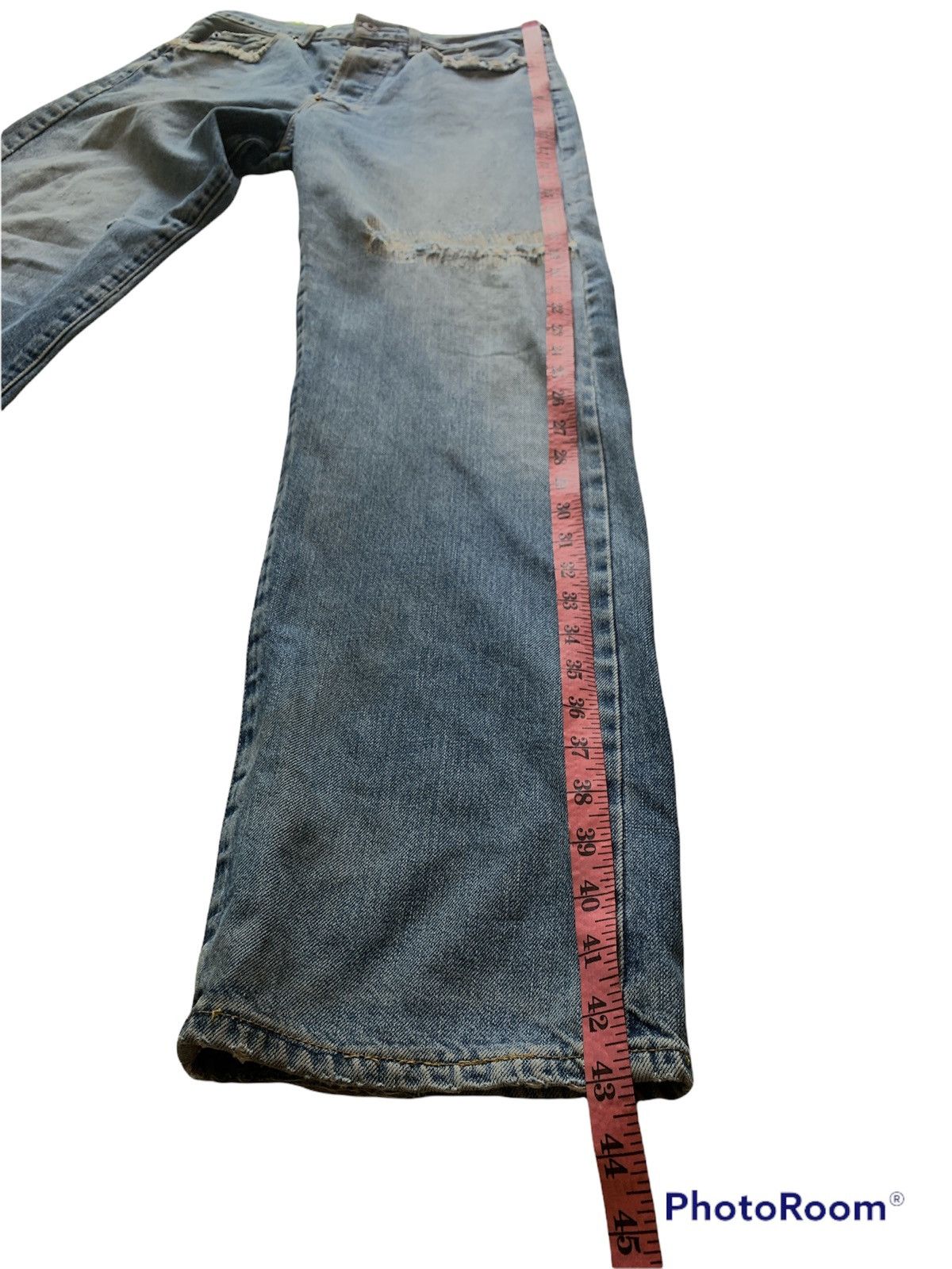 Levi's LEVI'S 702XX SELVEDGE BUCKLE BUTTON FLY JEANS DENIM REPRO Size US 32 / EU 48 - 8 Thumbnail
