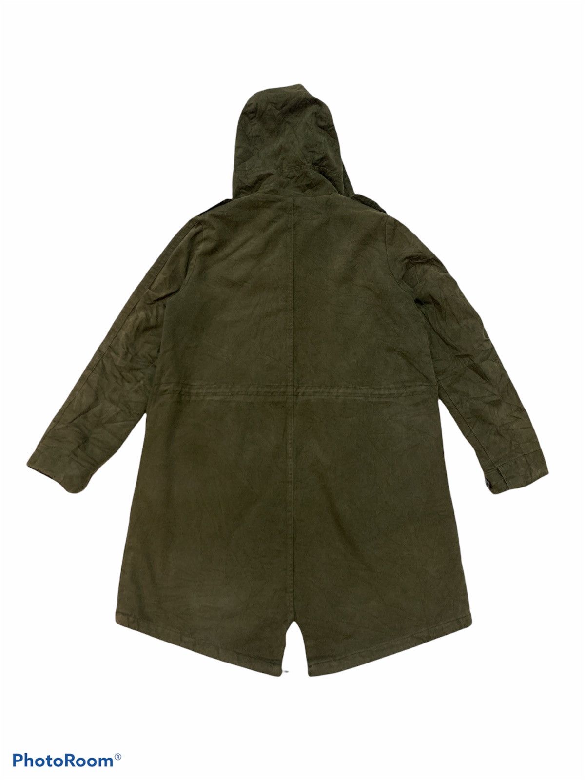 Vintage VINTAGE OLIVE GREEN PARKA MILITARY STYLE JACKET Size US M / EU 48-50 / 2 - 2 Thumbnail