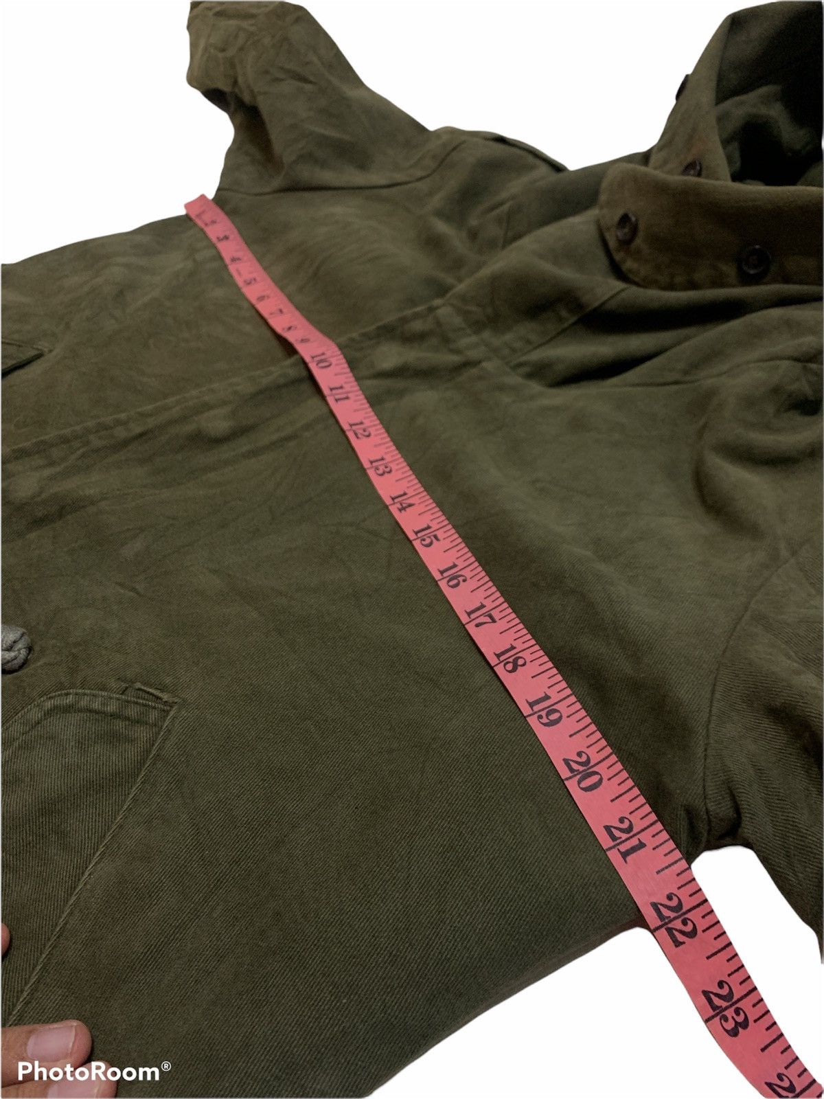 Vintage VINTAGE OLIVE GREEN PARKA MILITARY STYLE JACKET Size US M / EU 48-50 / 2 - 5 Thumbnail
