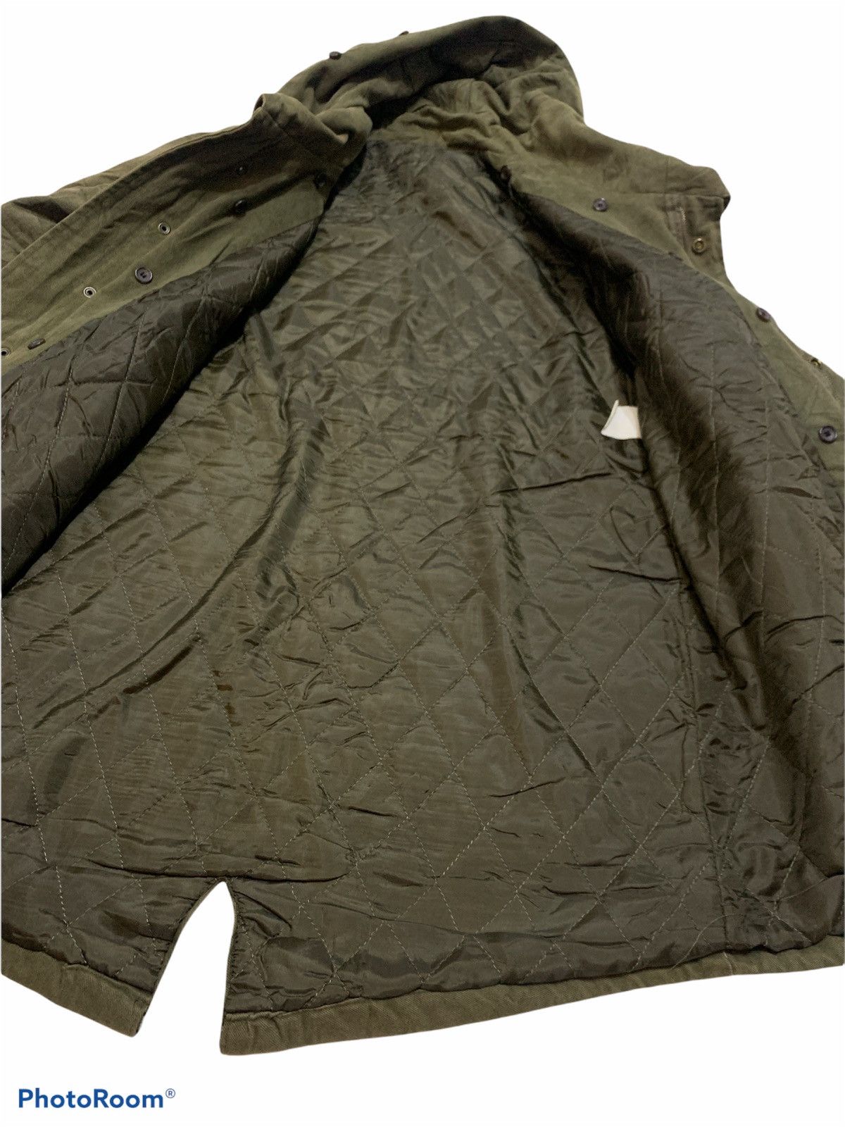 Vintage VINTAGE OLIVE GREEN PARKA MILITARY STYLE JACKET Size US M / EU 48-50 / 2 - 8 Thumbnail