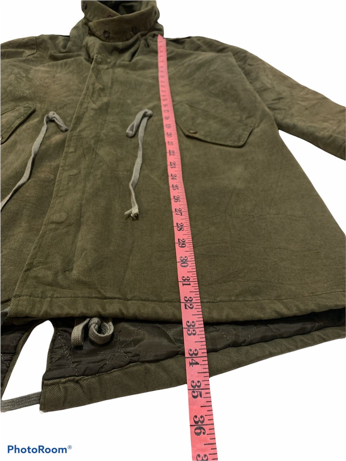 Vintage VINTAGE OLIVE GREEN PARKA MILITARY STYLE JACKET Size US M / EU 48-50 / 2 - 3 Thumbnail