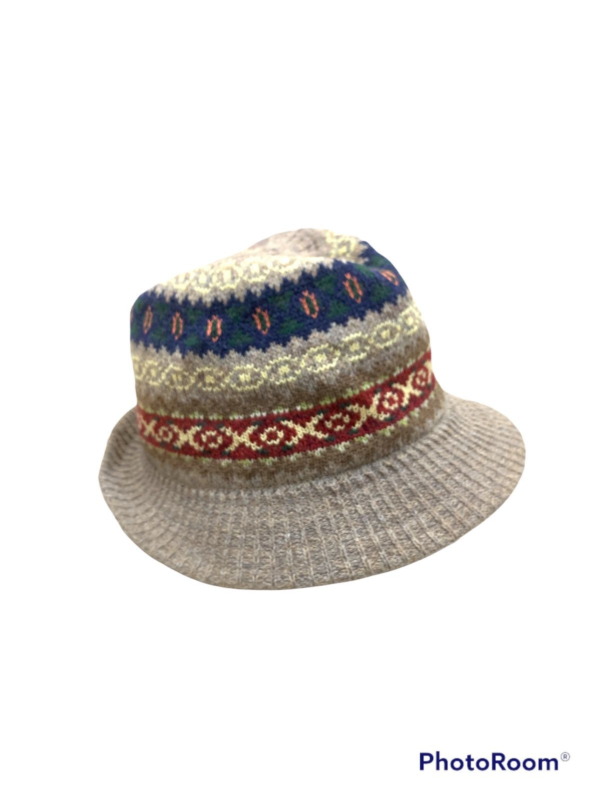 Beams Plus × Japanese Brand BEAMS BOY KNITTED NAVAJO PATTERN BUCKET HAT Size ONE SIZE - 2 Thumbnail