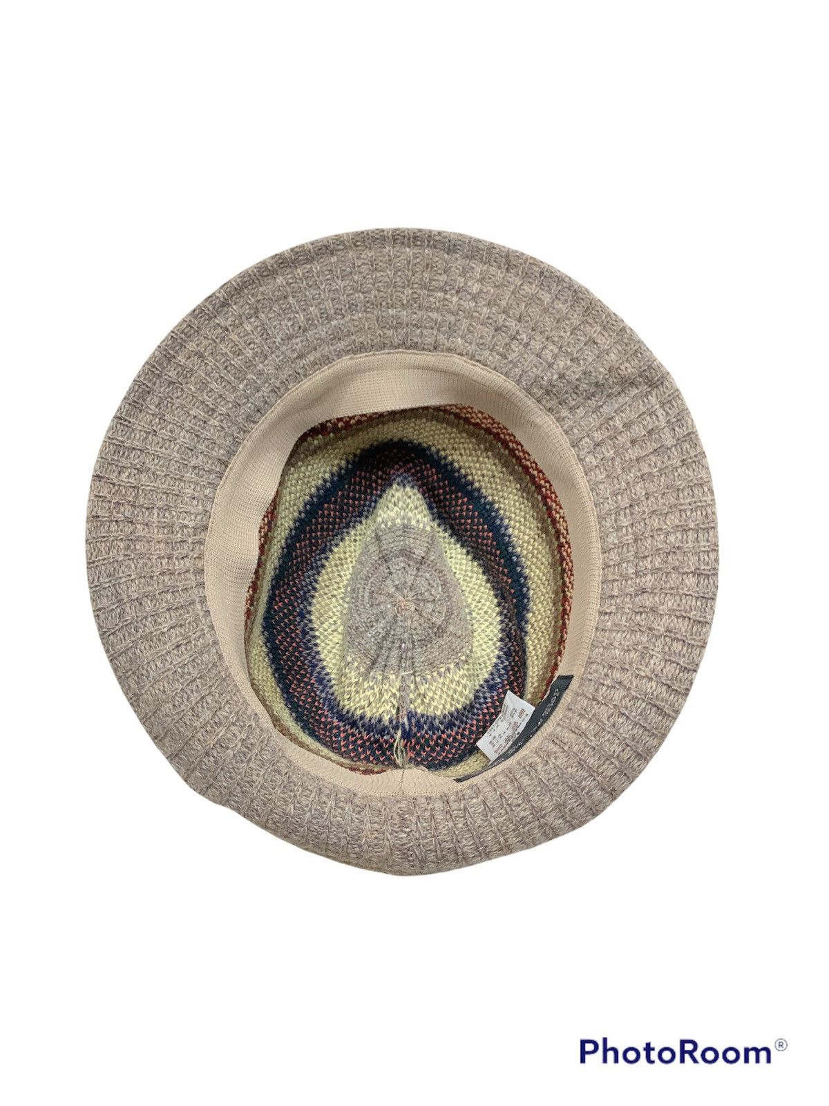 Beams Plus × Japanese Brand BEAMS BOY KNITTED NAVAJO PATTERN BUCKET HAT Size ONE SIZE - 5 Thumbnail