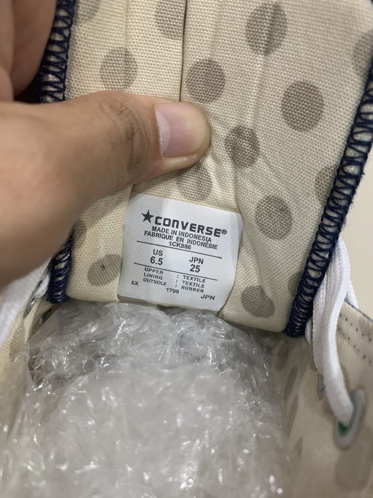 Converse CONVERSE X FRAPBOIS BY ISSEY MIYAKE HI-TOP SHOES Size US 6.5 / EU 39-40 - 8 Thumbnail