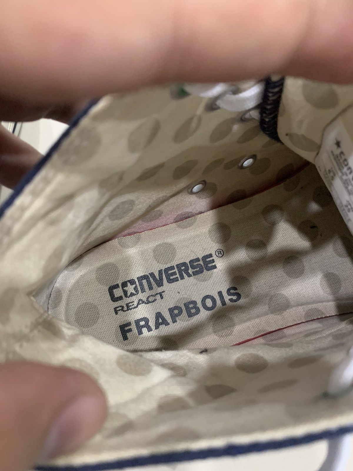 Converse CONVERSE X FRAPBOIS BY ISSEY MIYAKE HI-TOP SHOES Size US 6.5 / EU 39-40 - 9 Thumbnail