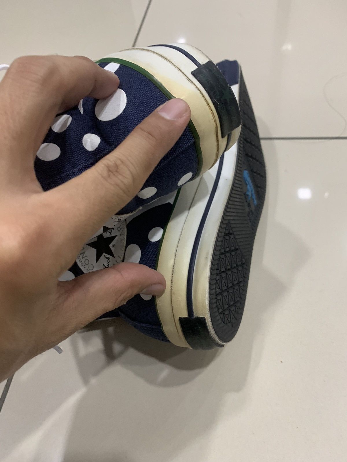 Converse CONVERSE X FRAPBOIS BY ISSEY MIYAKE HI-TOP SHOES Size US 6.5 / EU 39-40 - 7 Thumbnail
