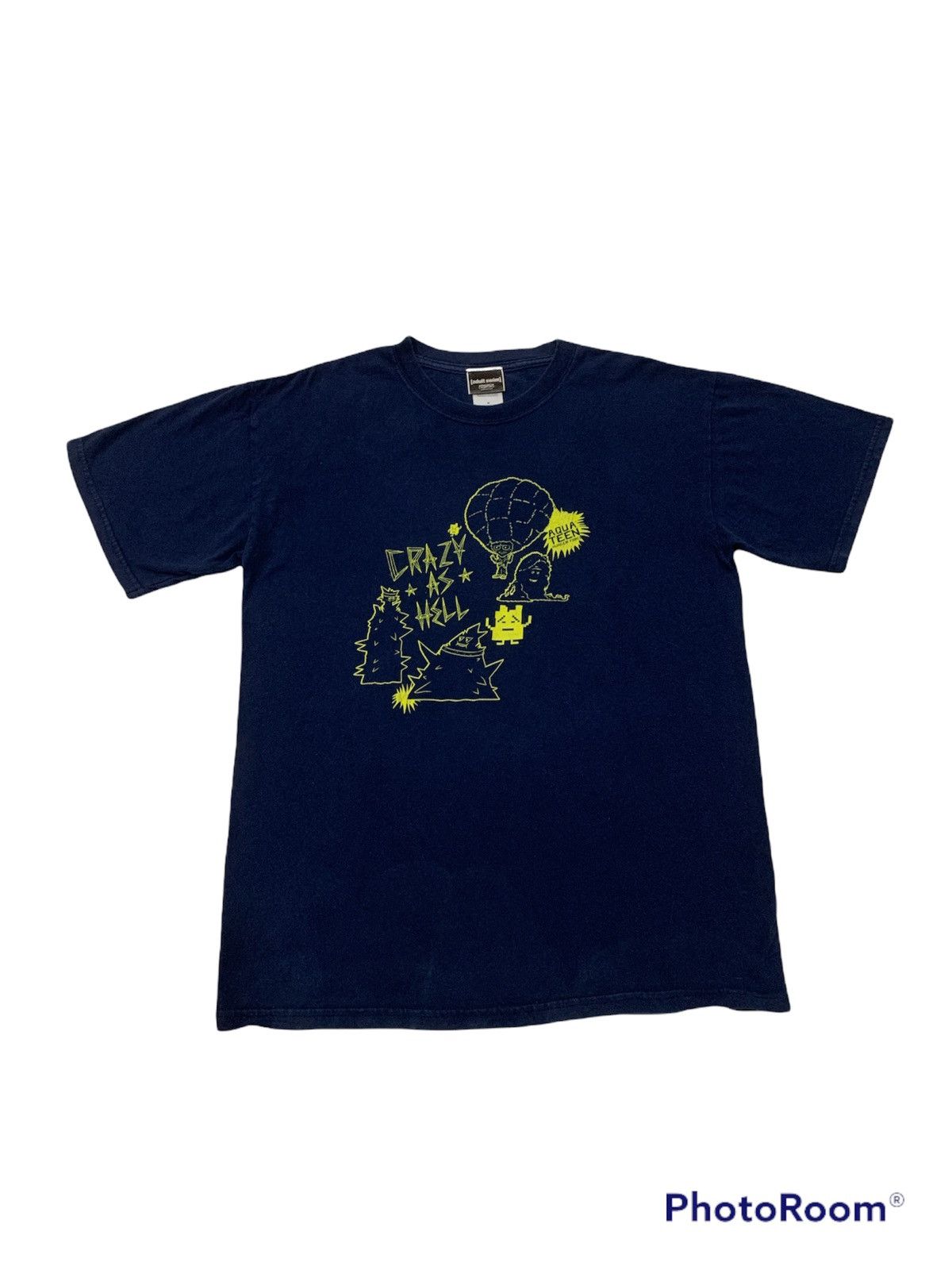 Cartoon Network VINTAGE Y2K ADULT SWIM AQUA TEEN HUNGER FORCE SHIRT Size US M / EU 48-50 / 2 - 1 Thumbnail