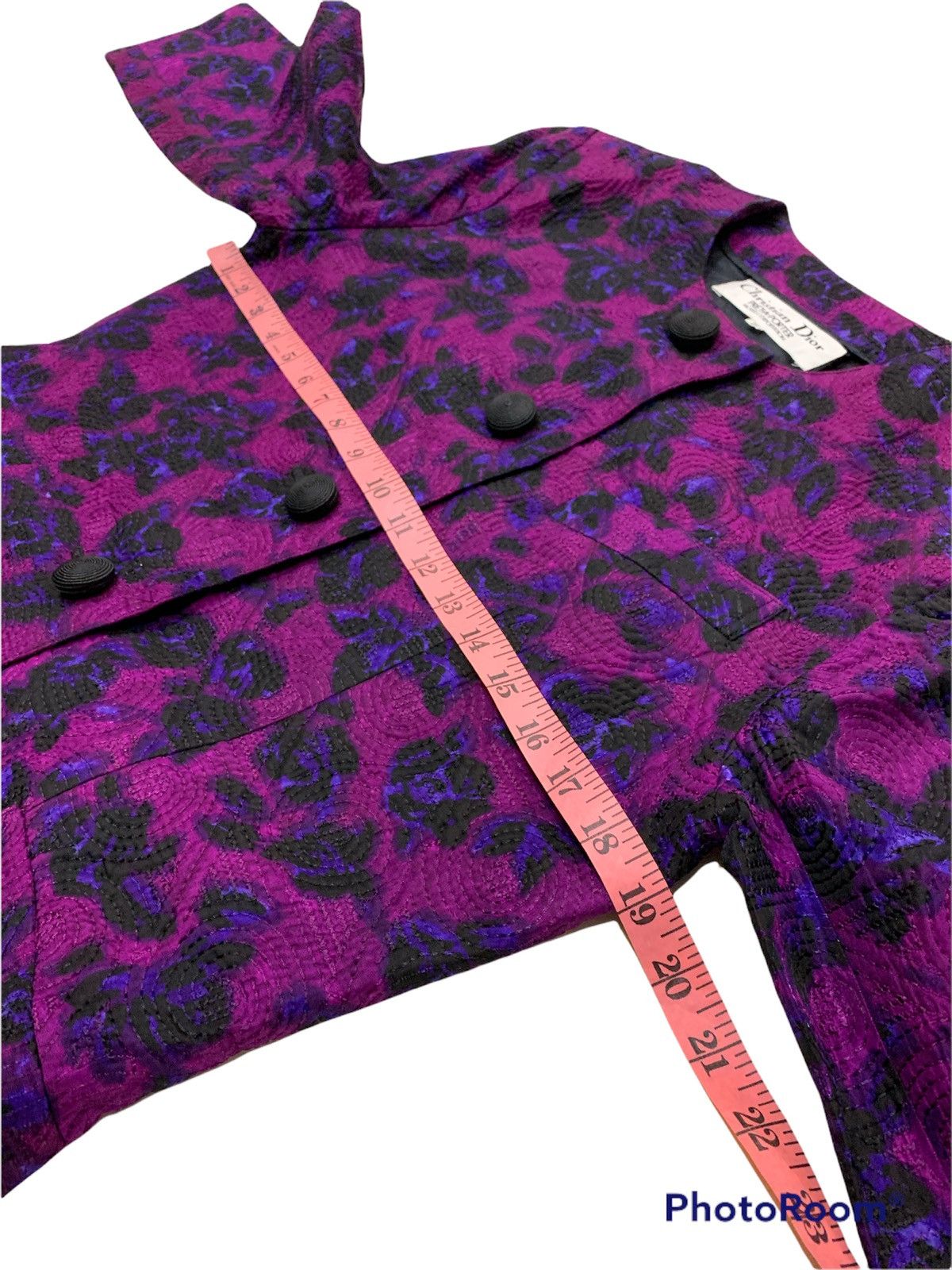 Dior VINTAGE CHRISTIAN DIOR FLORAL MOTIVE JACKET COAT Size US S / EU 44-46 / 1 - 5 Thumbnail
