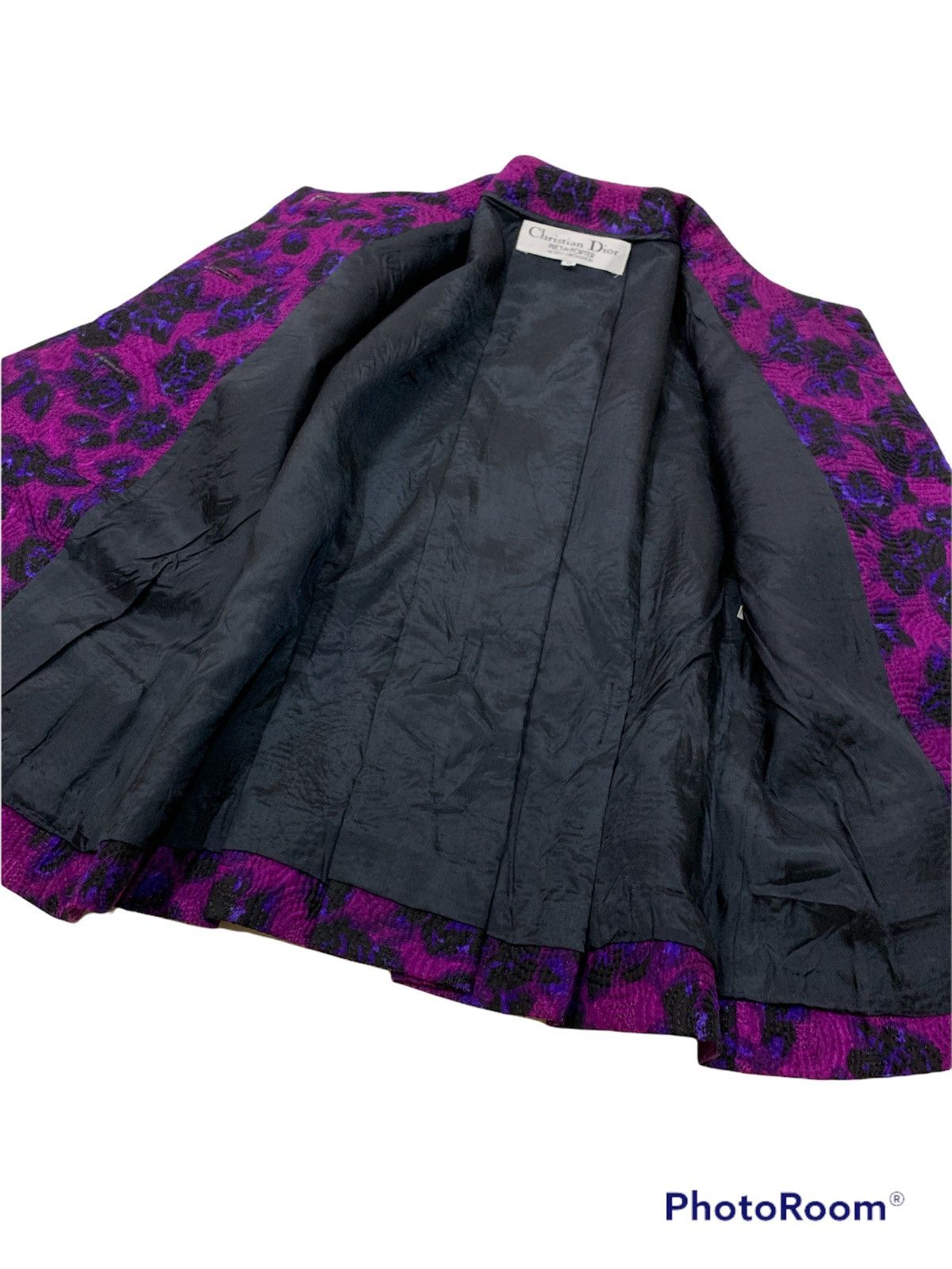 Dior VINTAGE CHRISTIAN DIOR FLORAL MOTIVE JACKET COAT Size US S / EU 44-46 / 1 - 7 Thumbnail