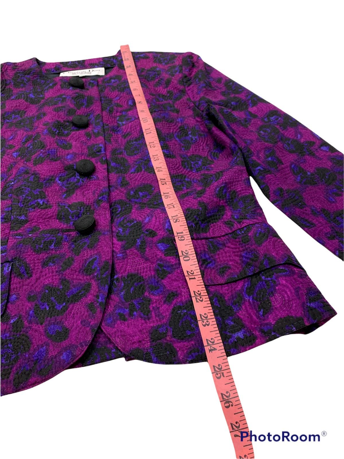 Dior VINTAGE CHRISTIAN DIOR FLORAL MOTIVE JACKET COAT Size US S / EU 44-46 / 1 - 3 Thumbnail