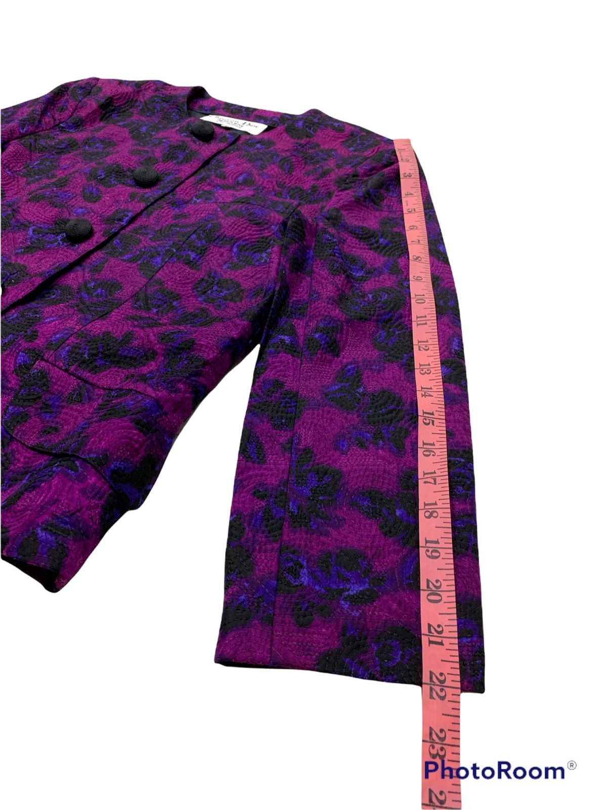 Dior VINTAGE CHRISTIAN DIOR FLORAL MOTIVE JACKET COAT Size US S / EU 44-46 / 1 - 4 Thumbnail