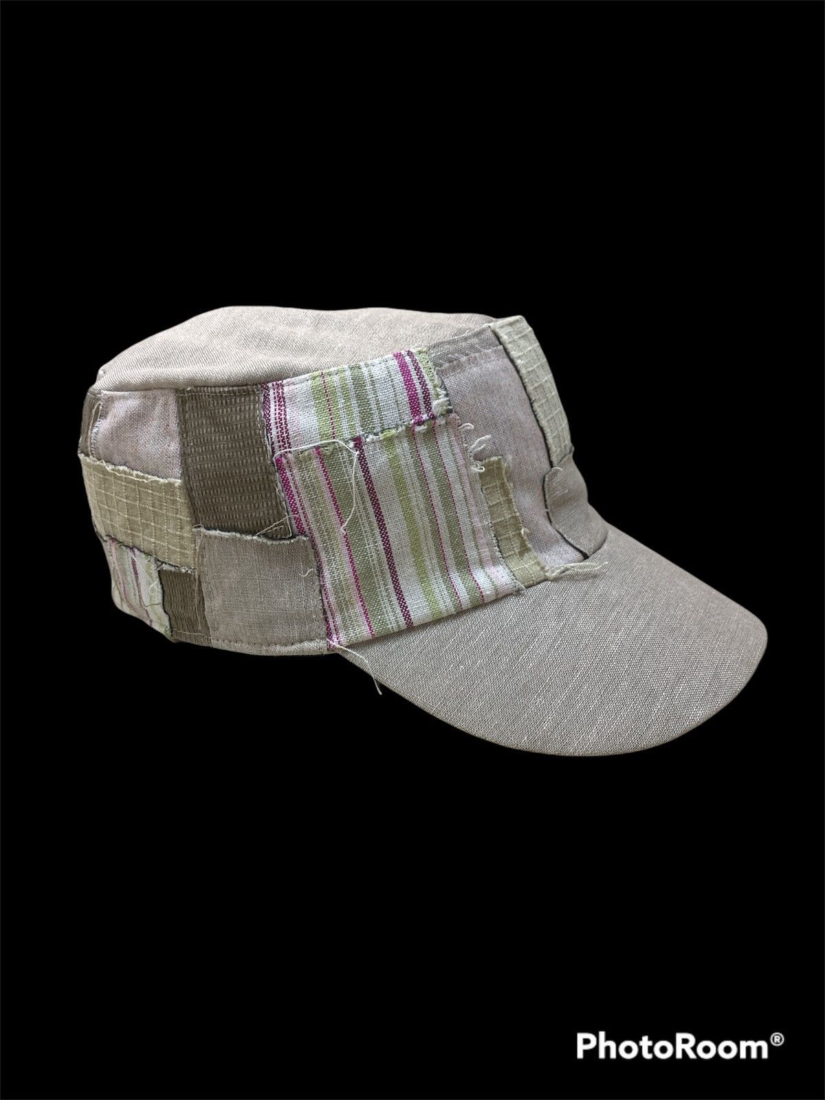 Japanese Brand GRACE HATS SASHIKO BORO CAP HAT Size ONE SIZE - 3 Thumbnail