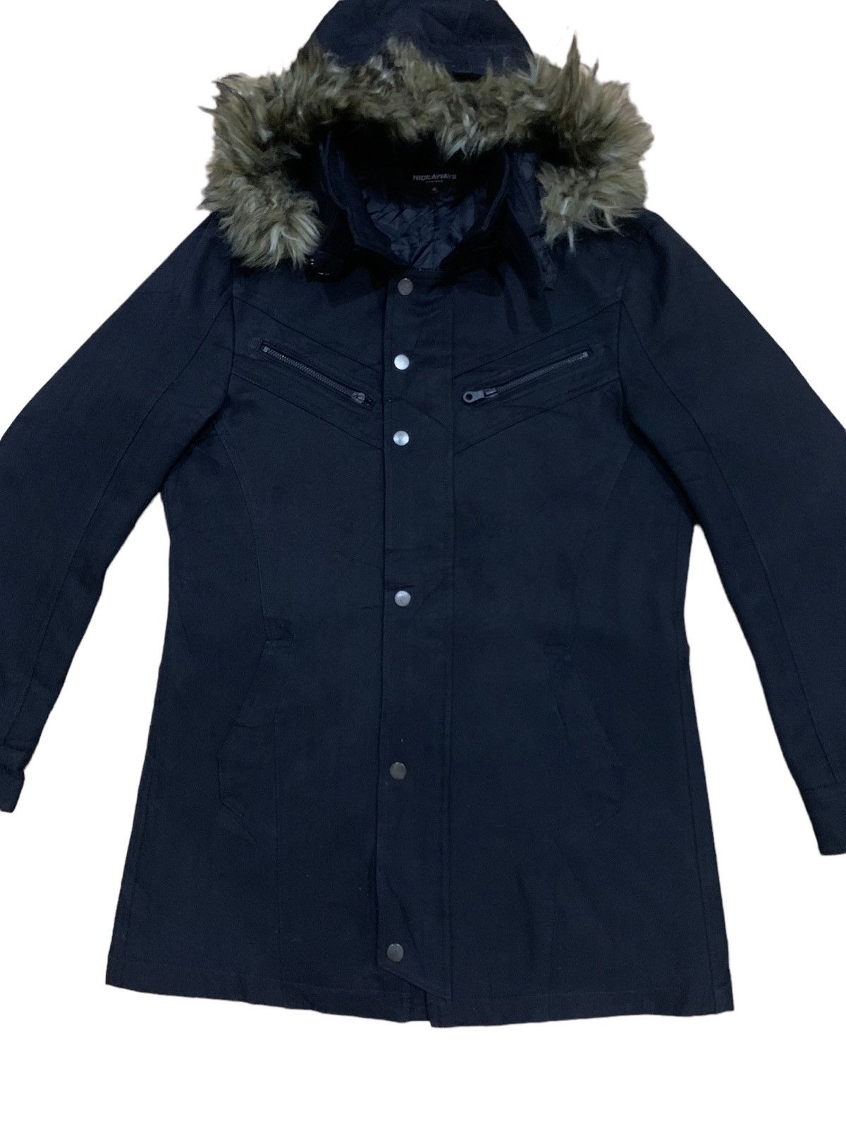 If Six Was Nine × Japanese Brand × Le Grande Bleu (L.G.B.) Hideaways Nicole Fur Hooded Jacket Parka Size US M / EU 48-50 / 2 - 4 Thumbnail
