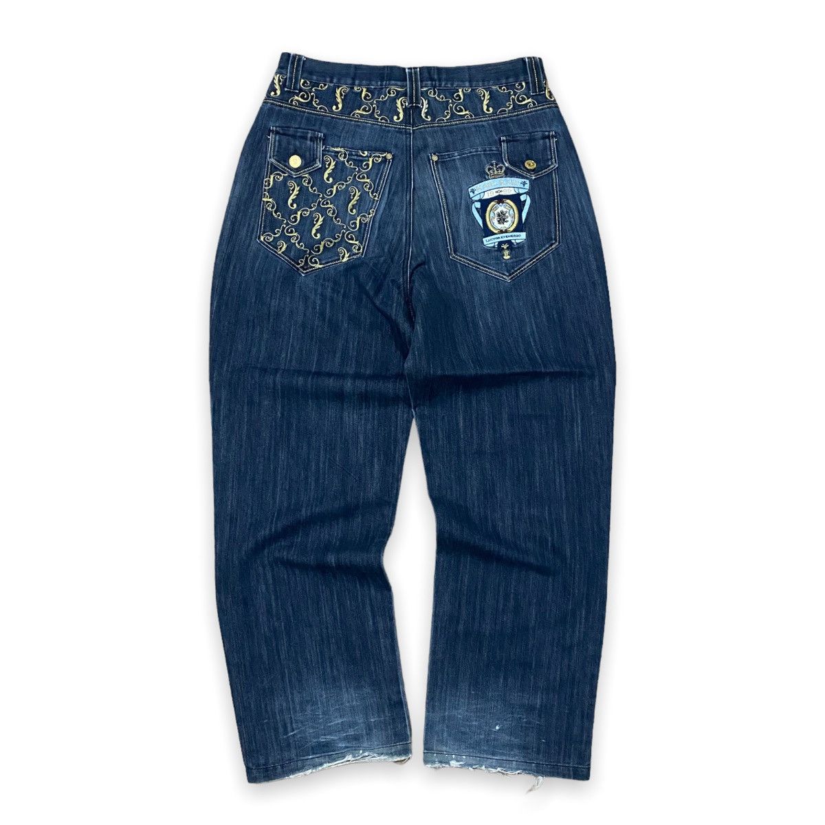 Karl Kani × Vintage Rare Vintage 90s Karl Kani Denim Baggy Jeans Size US 32 / EU 48 - 1 Thumbnail