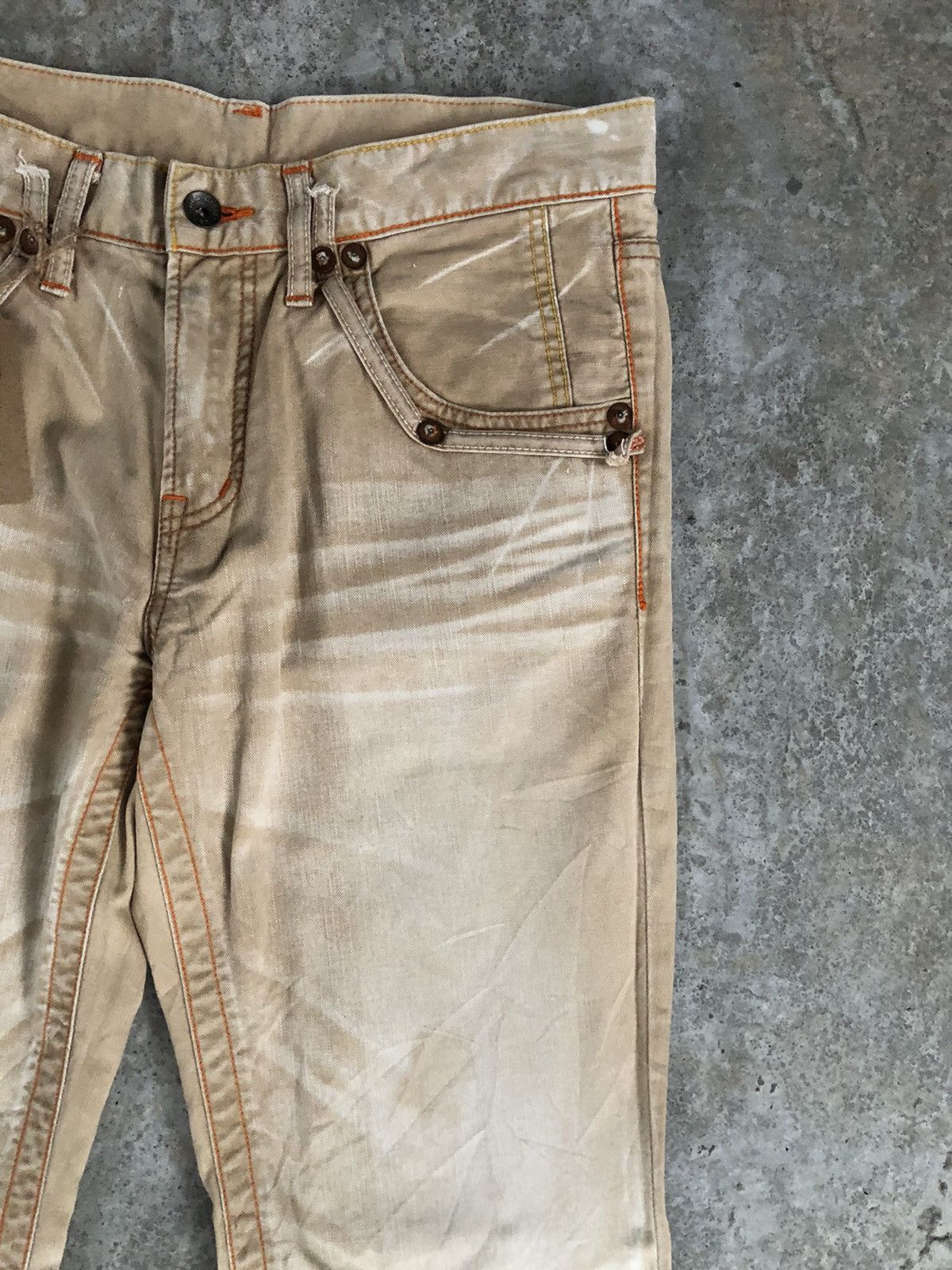 semanticdesign Japanese Semantic Design Flared Jeans Distressed Jeans Punk Size US 31 - 5 Thumbnail