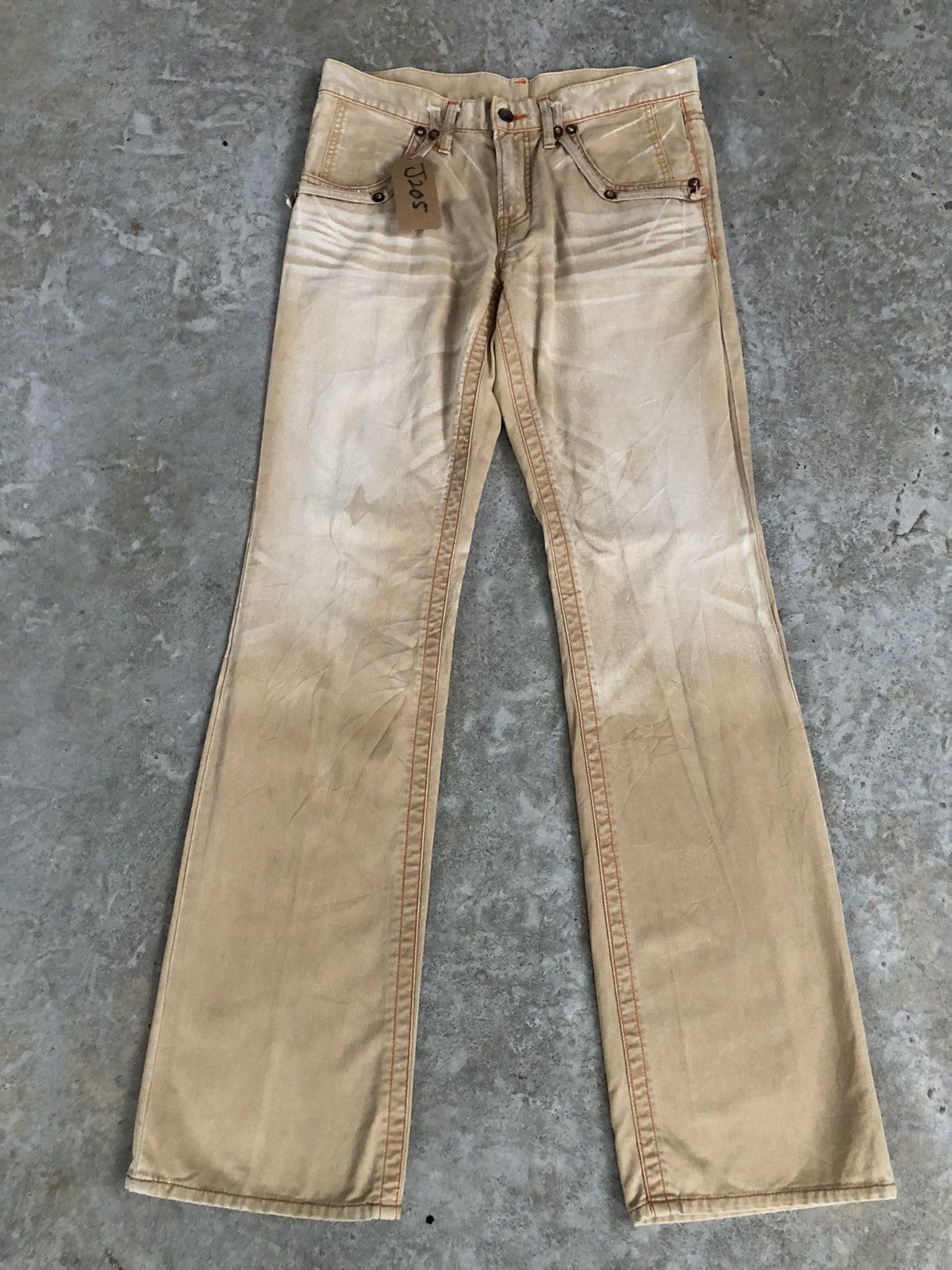 semanticdesign Japanese Semantic Design Flared Jeans Distressed Jeans Punk Size US 31 - 1 Thumbnail