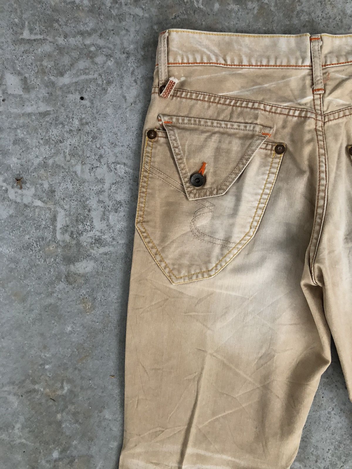 semanticdesign Japanese Semantic Design Flared Jeans Distressed Jeans Punk Size US 31 - 9 Thumbnail