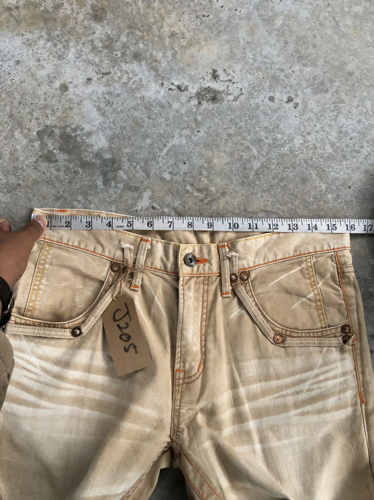 semanticdesign Japanese Semantic Design Flared Jeans Distressed Jeans Punk Size US 31 - 16 Thumbnail