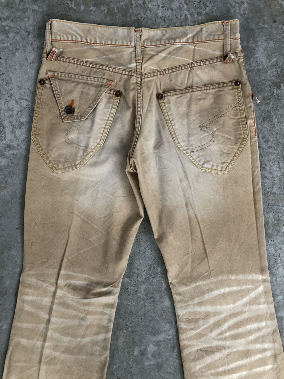 semanticdesign Japanese Semantic Design Flared Jeans Distressed Jeans Punk Size US 31 - 8 Thumbnail