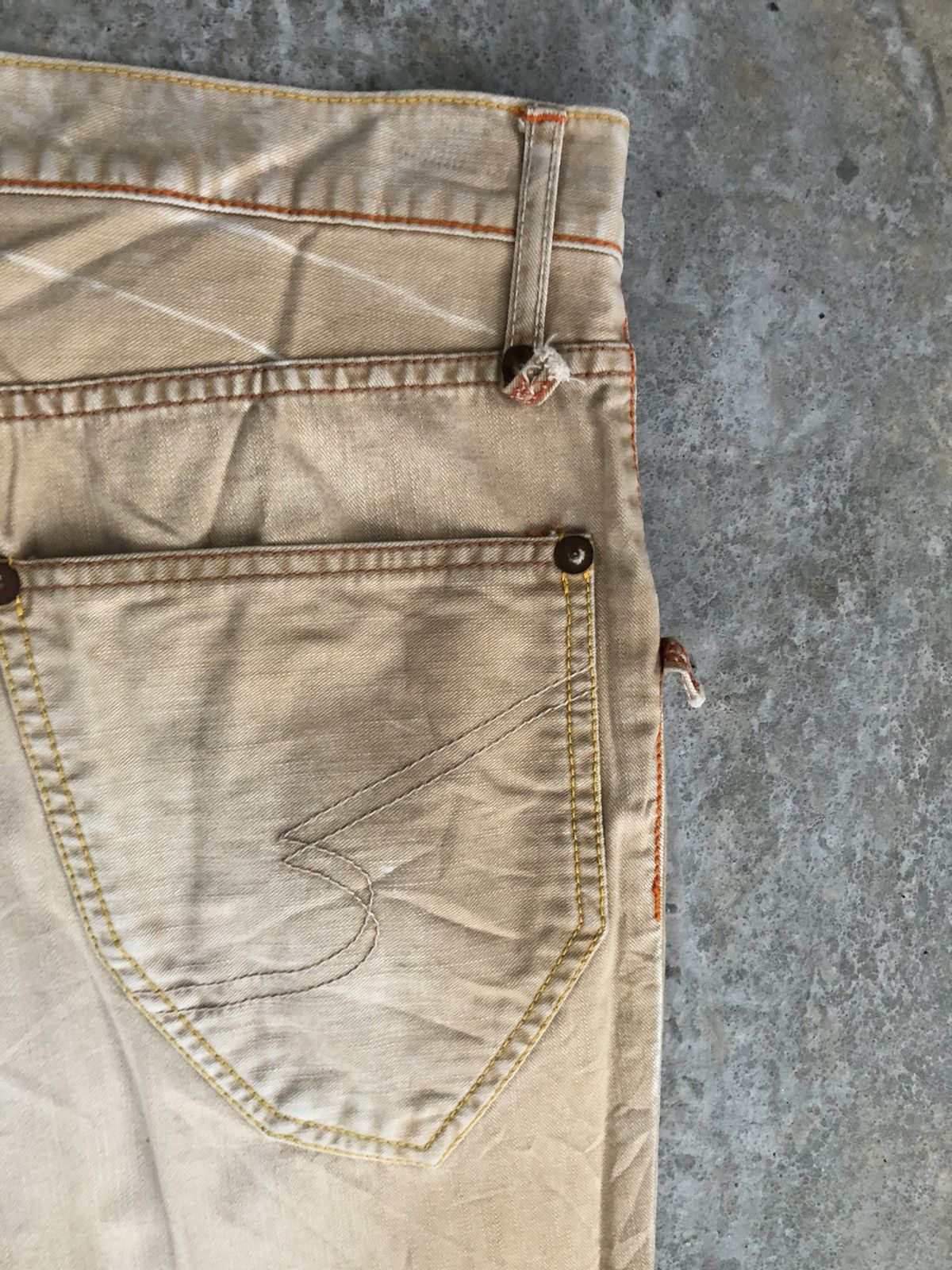 semanticdesign Japanese Semantic Design Flared Jeans Distressed Jeans Punk Size US 31 - 14 Thumbnail