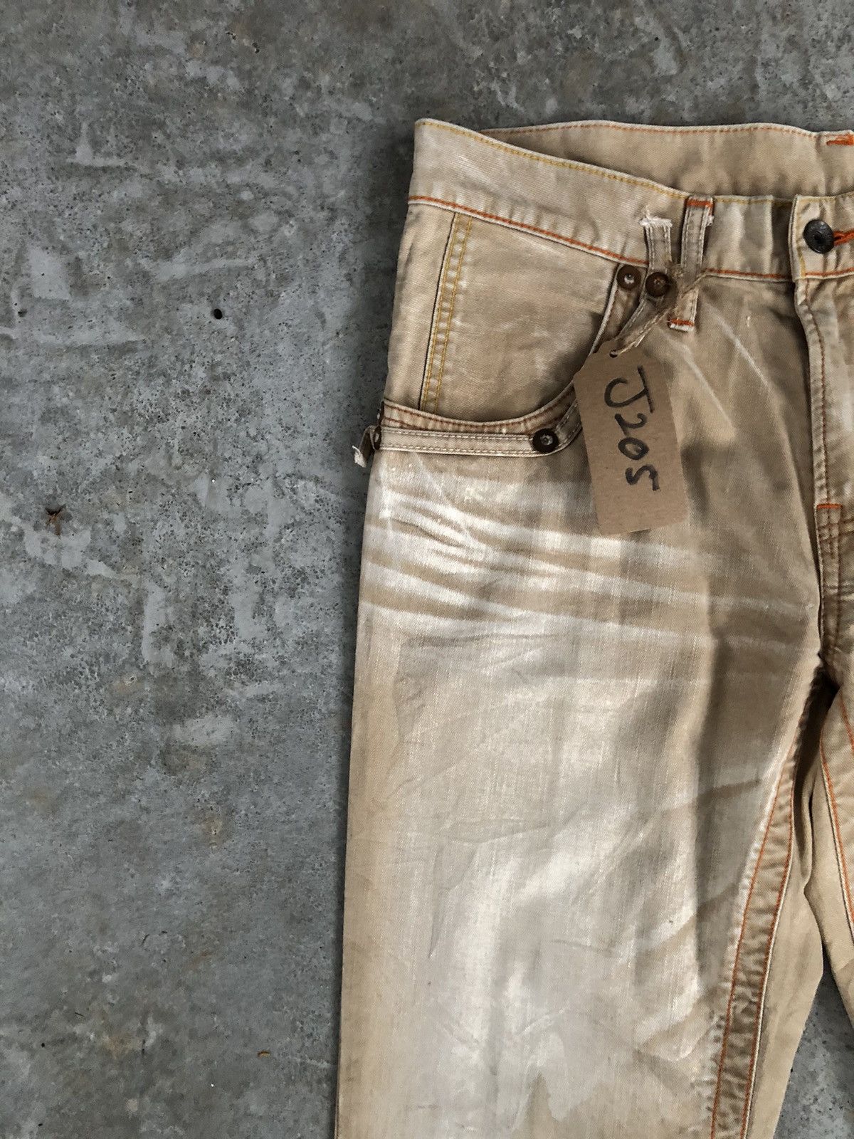 semanticdesign Japanese Semantic Design Flared Jeans Distressed Jeans Punk Size US 31 - 4 Thumbnail