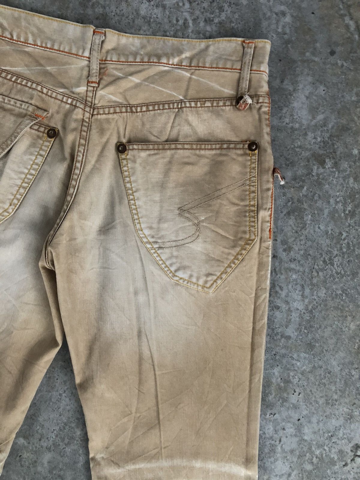 semanticdesign Japanese Semantic Design Flared Jeans Distressed Jeans Punk Size US 31 - 10 Thumbnail