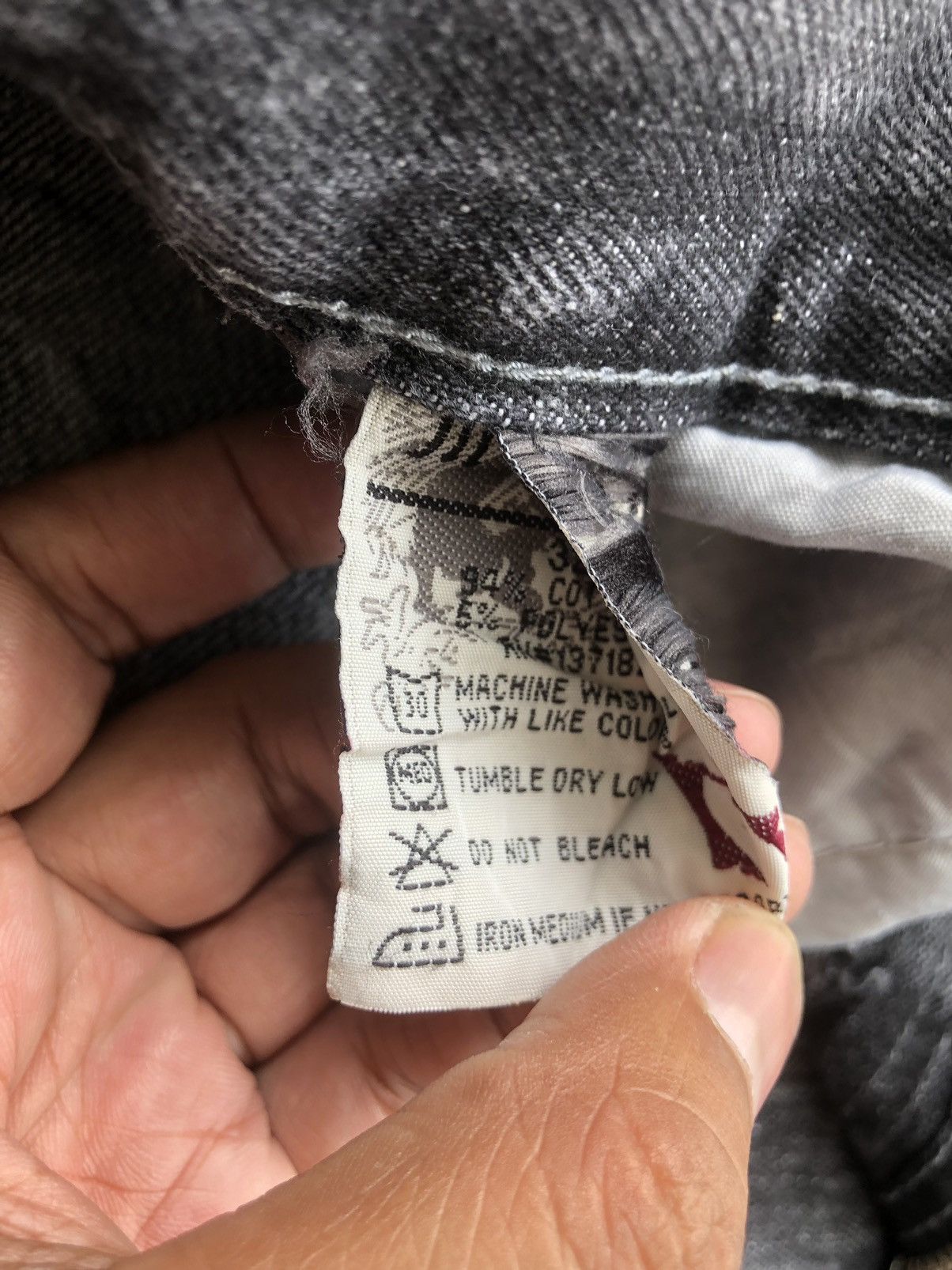 Who Decides War Japanese Monarchy Punk Style Distressed Jeans Acid Wash Size US 34 / EU 50 - 15 Thumbnail