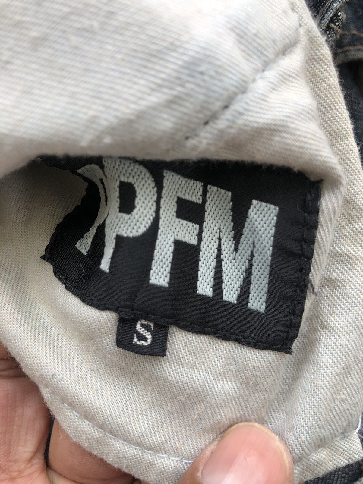Japanese PPFM Double Waist Distressed Jeans