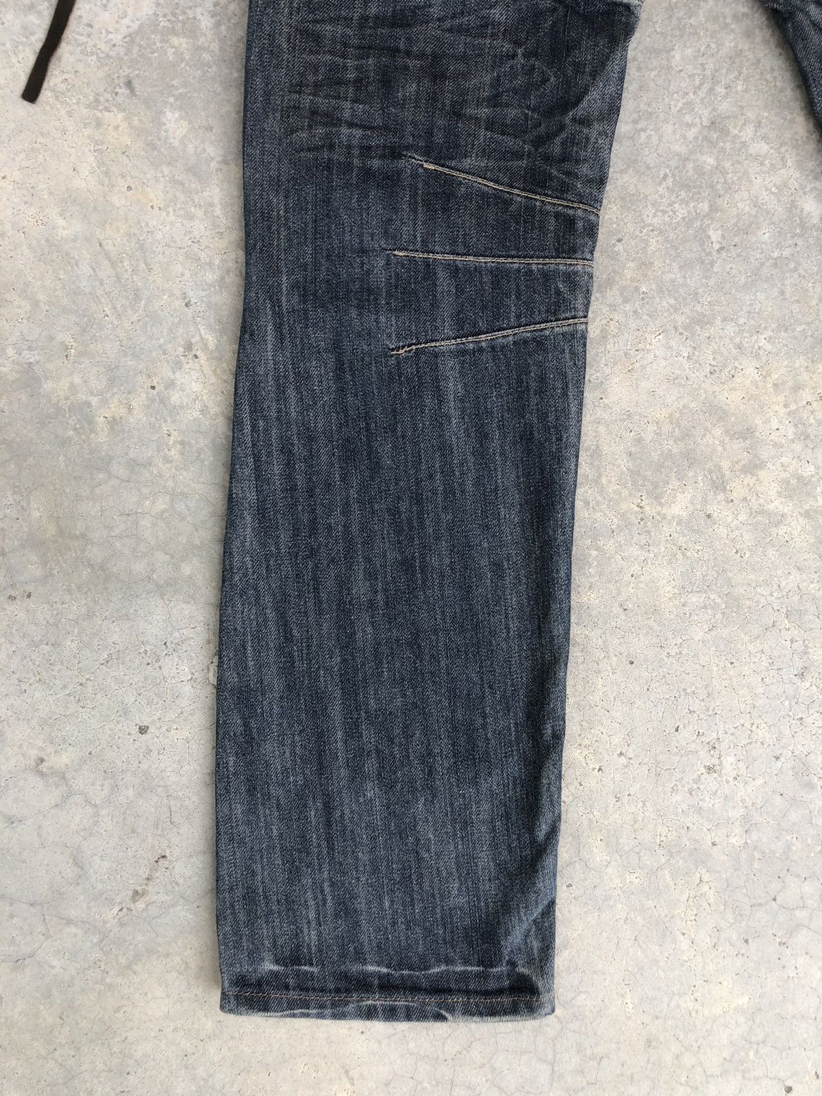 Japanese PPFM Double Waist Distressed Jeans