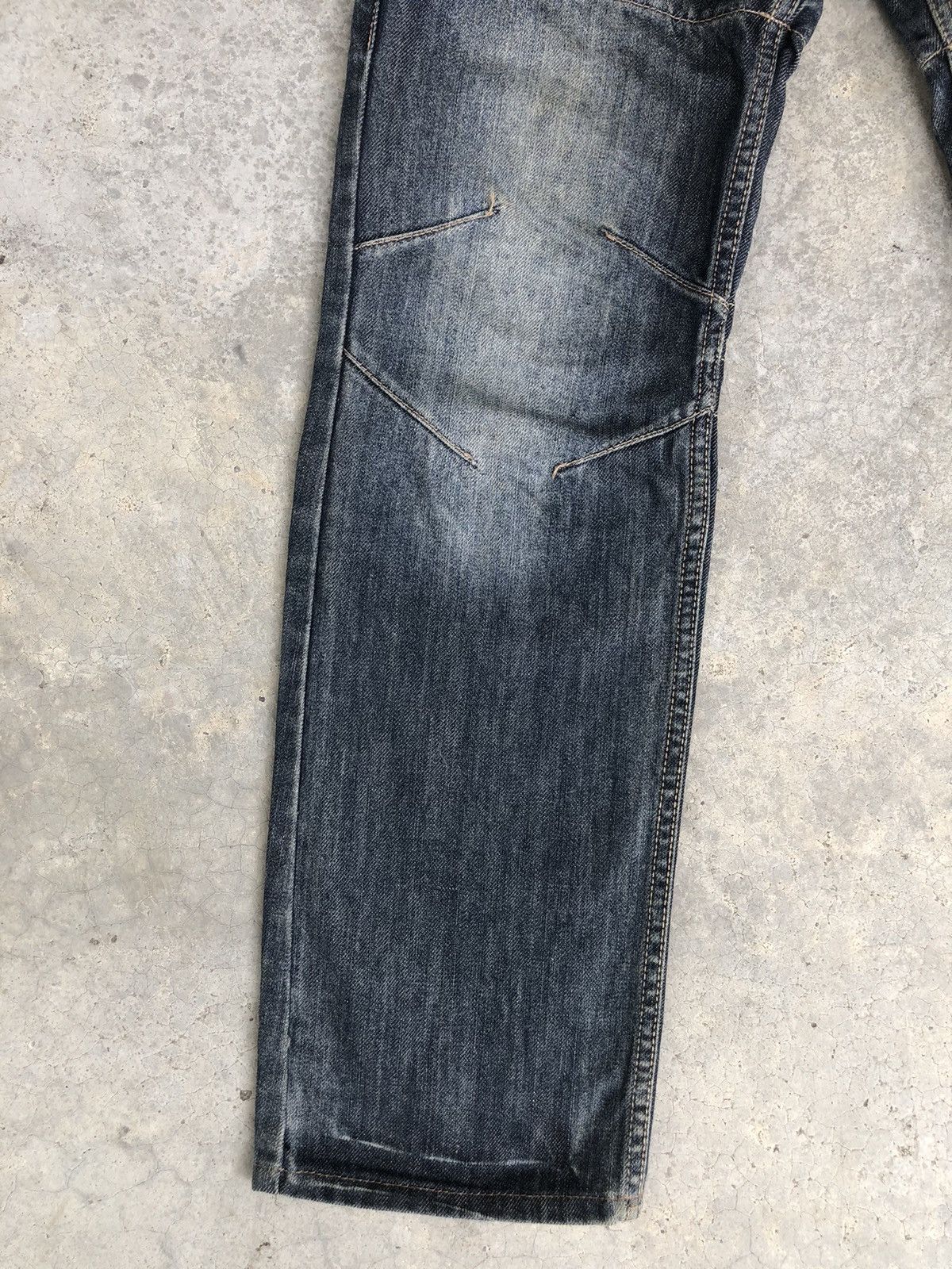 Japanese PPFM Double Waist Distressed Jeans