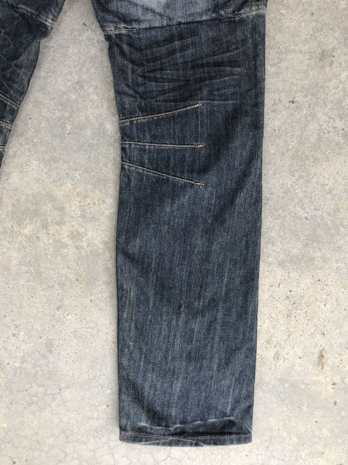 Japanese PPFM Double Waist Distressed Jeans