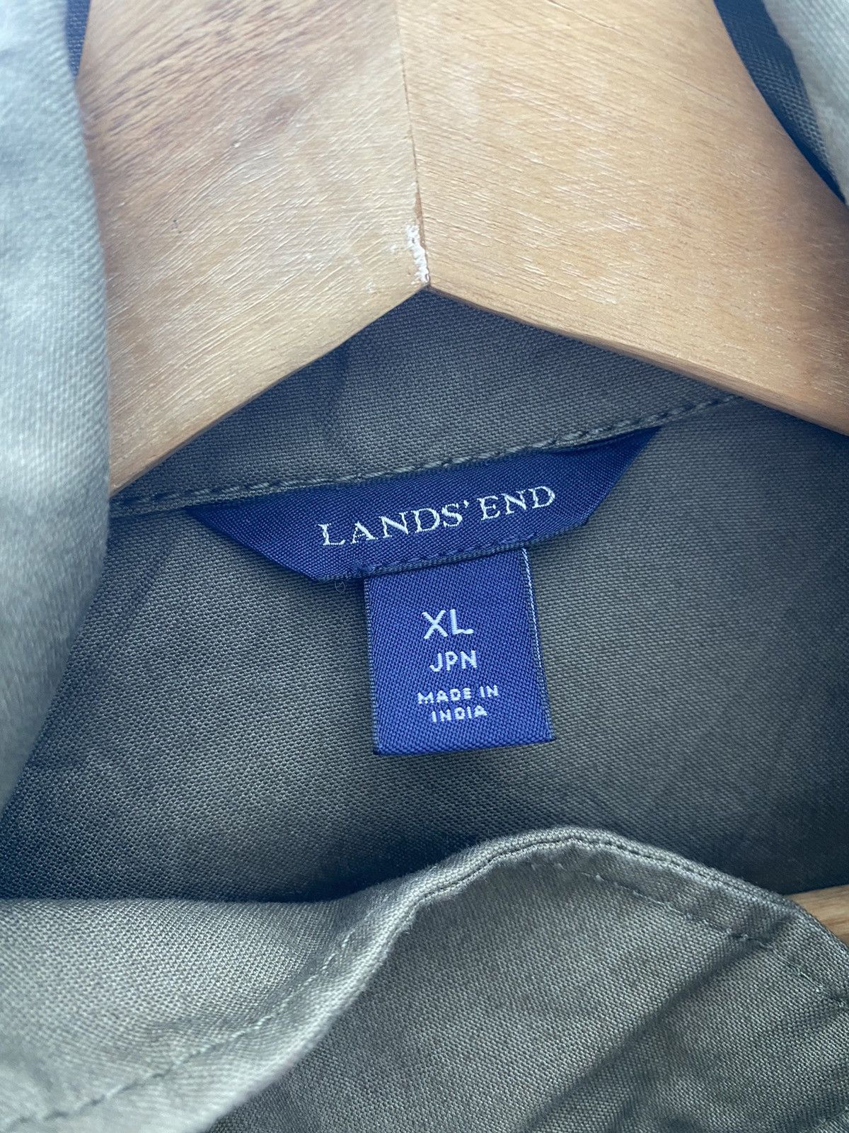 Lands' End × Vintage AW Lands End Olive Green Parka Jacket Size XL / US 12-14 / IT 48-50 - 11 Thumbnail