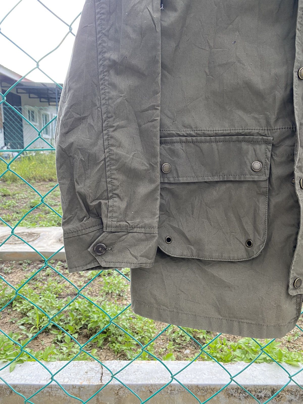 Lands' End × Vintage AW Lands End Olive Green Parka Jacket Size XL / US 12-14 / IT 48-50 - 6 Thumbnail