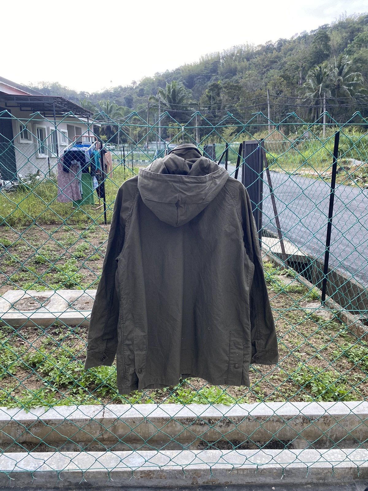 Lands' End × Vintage AW Lands End Olive Green Parka Jacket Size XL / US 12-14 / IT 48-50 - 3 Thumbnail