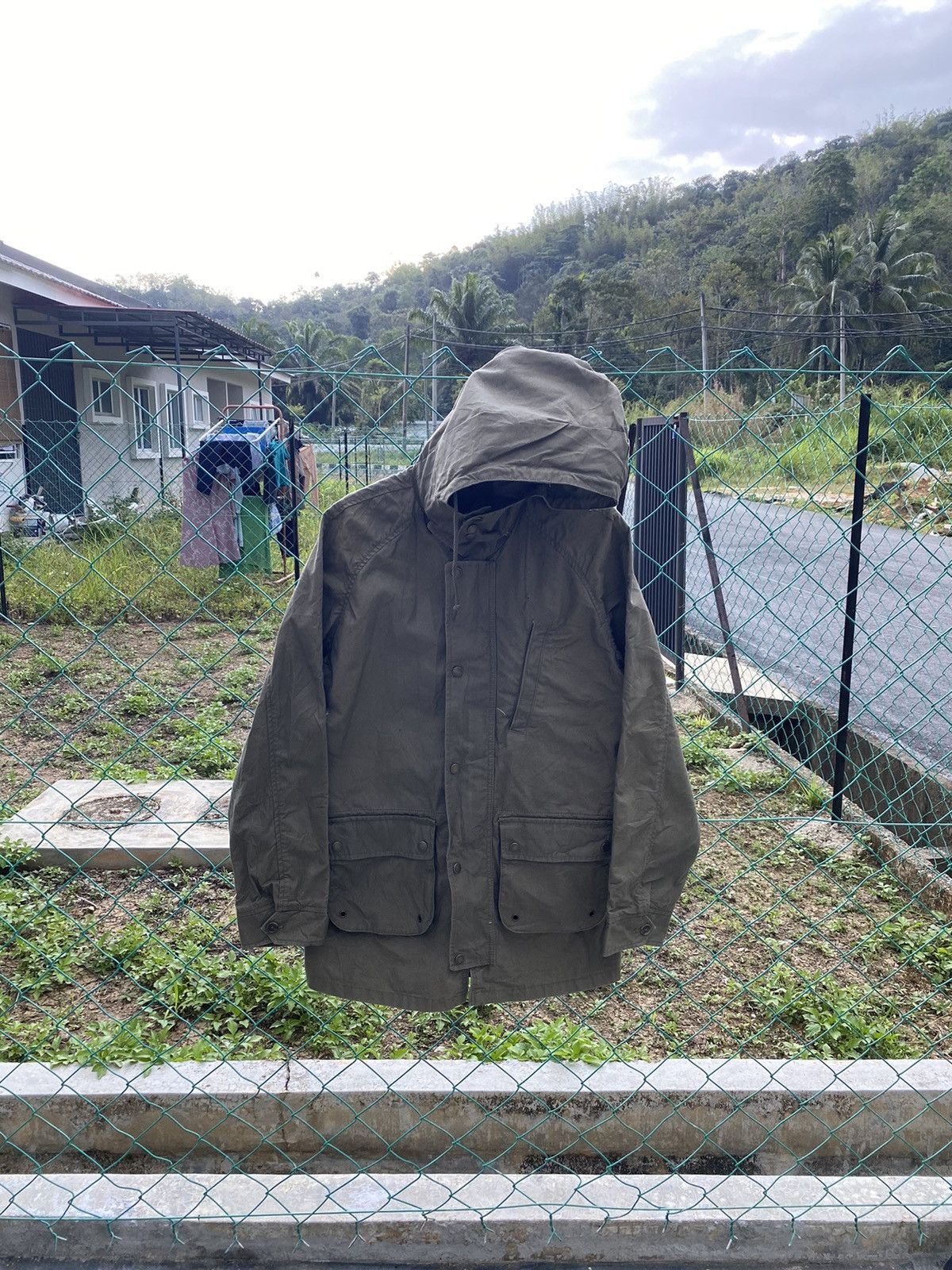 Lands' End × Vintage AW Lands End Olive Green Parka Jacket Size XL / US 12-14 / IT 48-50 - 2 Thumbnail