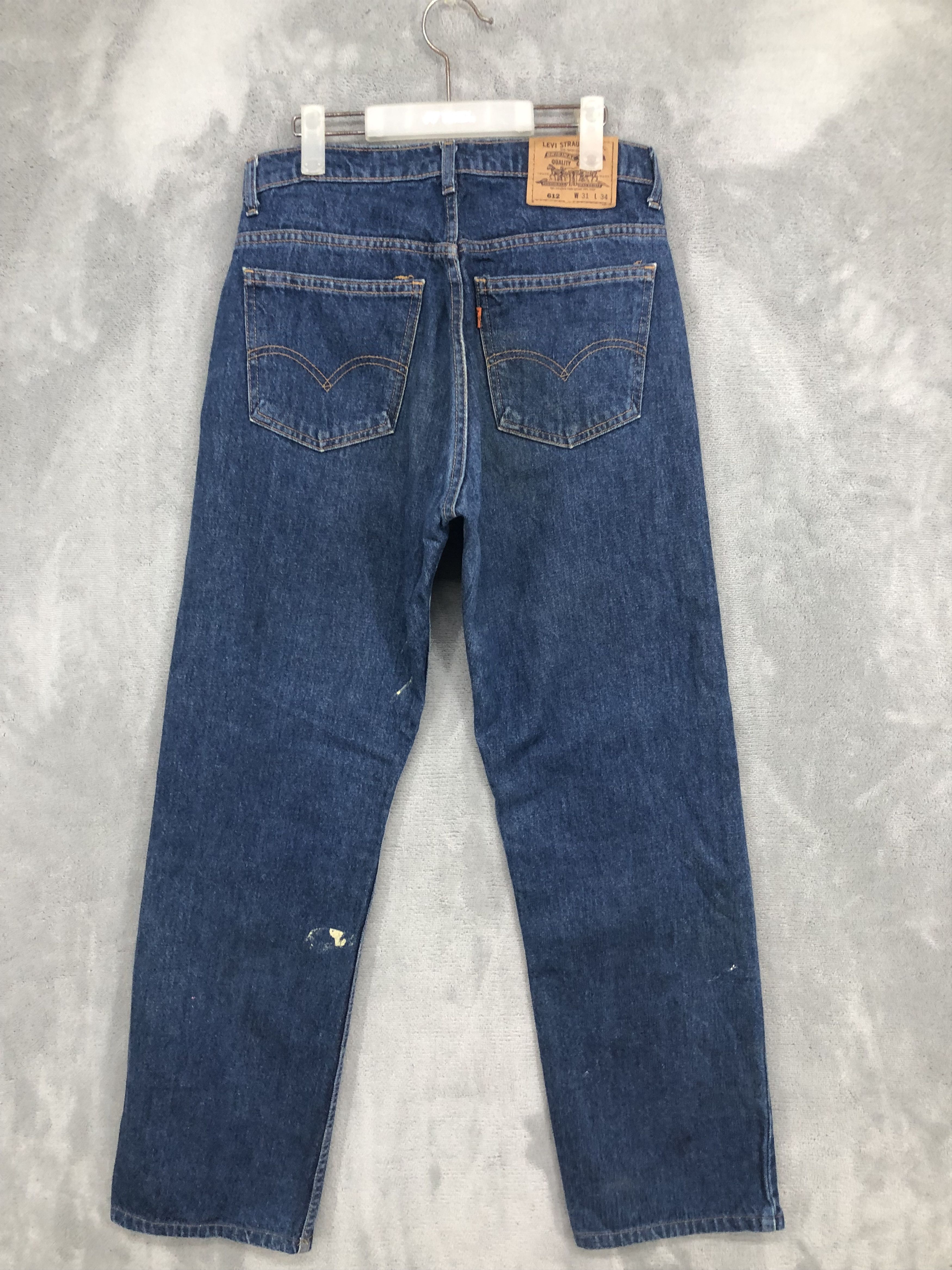 Levi's Vintage Levis 612 Orange Tab Jeans 30x30 Size US 30 / EU 46 - 2 Thumbnail