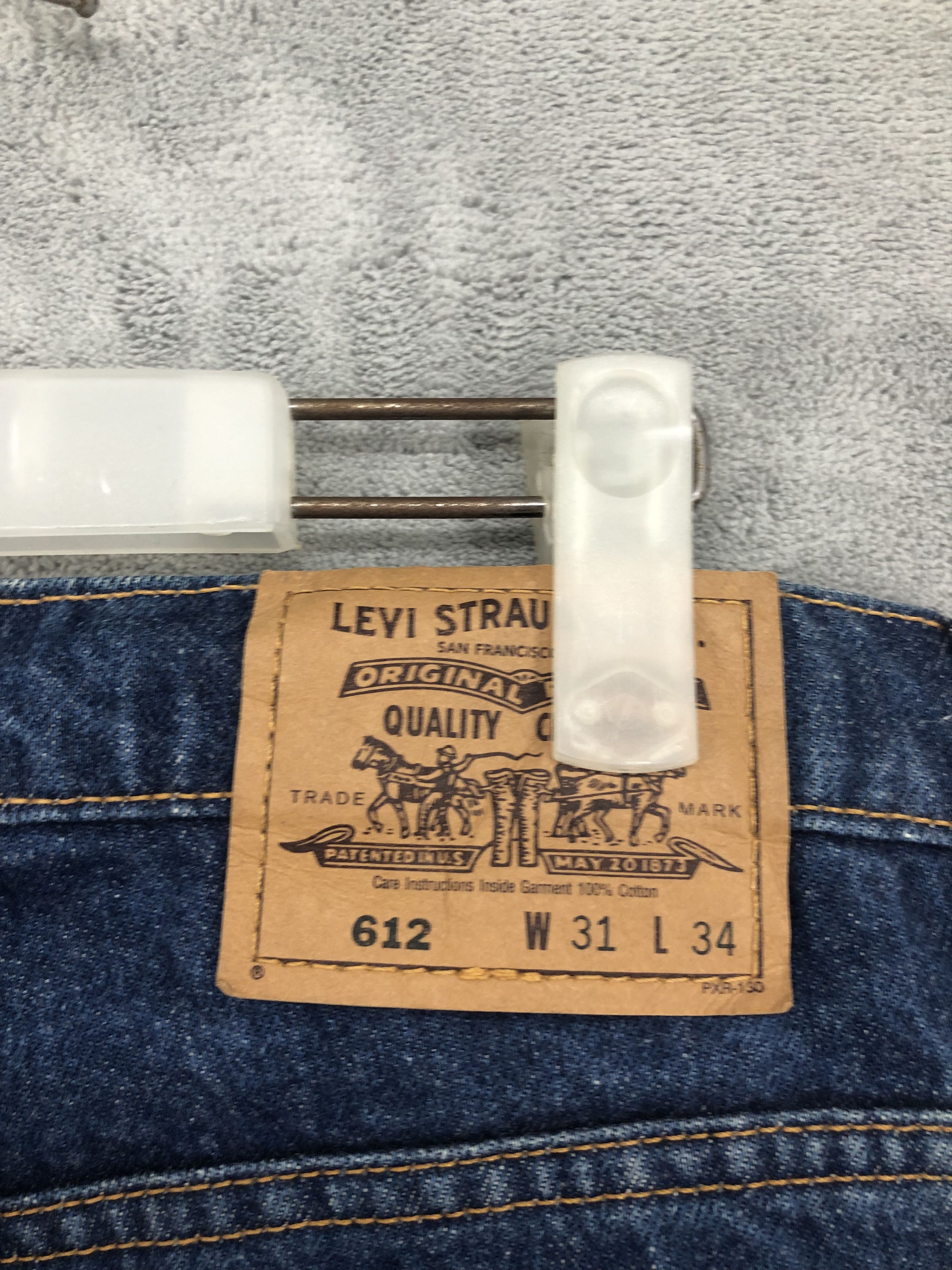 Levi's Vintage Levis 612 Orange Tab Jeans 30x30 Size US 30 / EU 46 - 6 Thumbnail