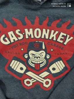 Dallas Texas Gas Monkey Hot Rod Garage Blue Hoodie