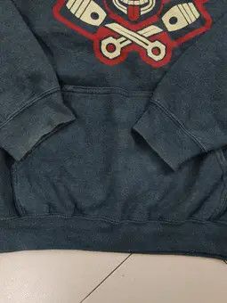 Gildan × Vintage Dallas Texas Gas Monkey Hot Rod Garage Blue Hoodie Size US L / EU 52-54 / 3 - 6 Thumbnail