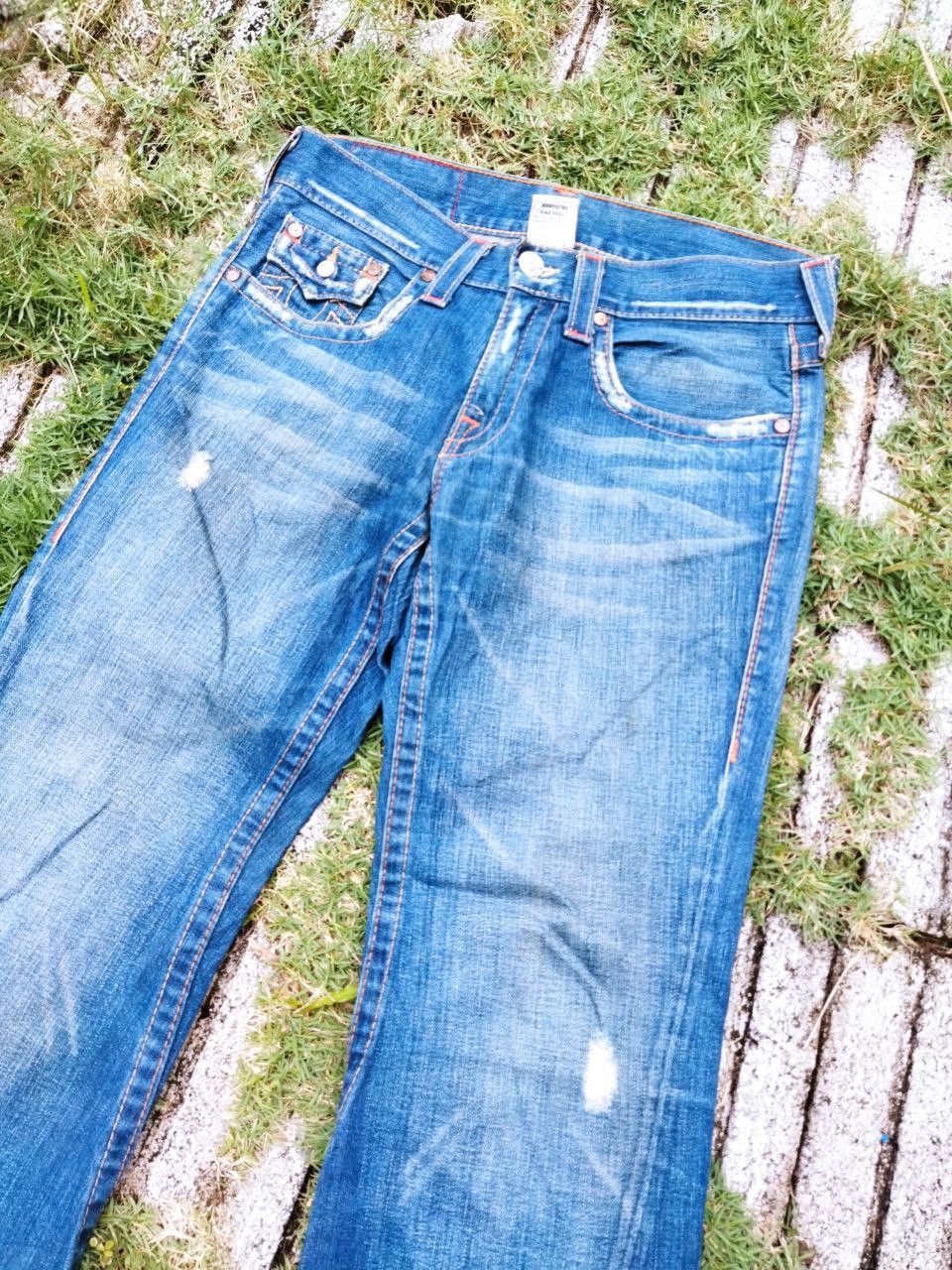 True Religion True Religion Joey Distressed Flare Jeans - Size 31 Size US 31 - 5 Thumbnail