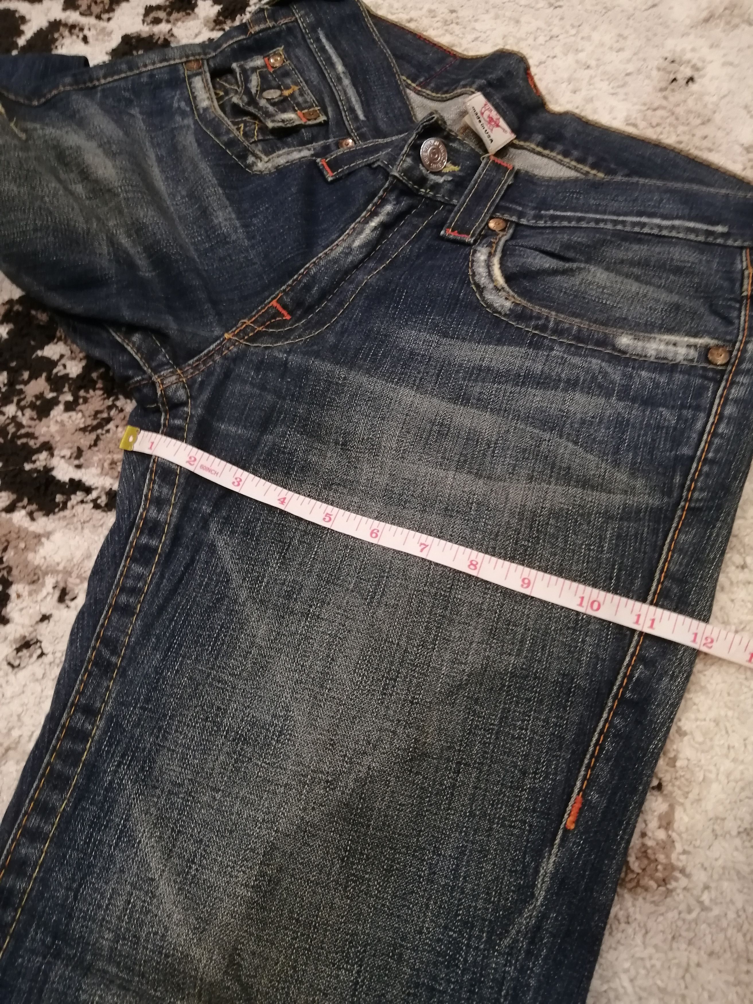 True Religion True Religion Joey Distressed Flare Jeans - Size 31 Size US 31 - 14 Thumbnail