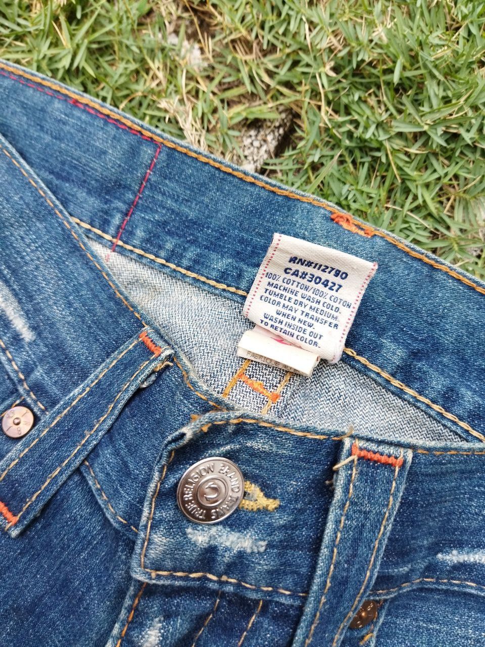 True Religion True Religion Joey Distressed Flare Jeans - Size 31 Size US 31 - 7 Thumbnail