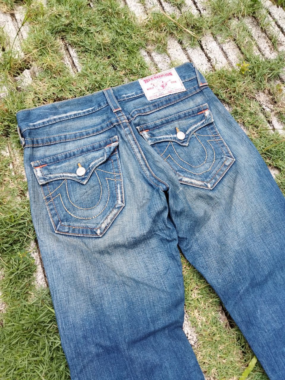 True Religion True Religion Joey Distressed Flare Jeans - Size 31 Size US 31 - 1 Thumbnail
