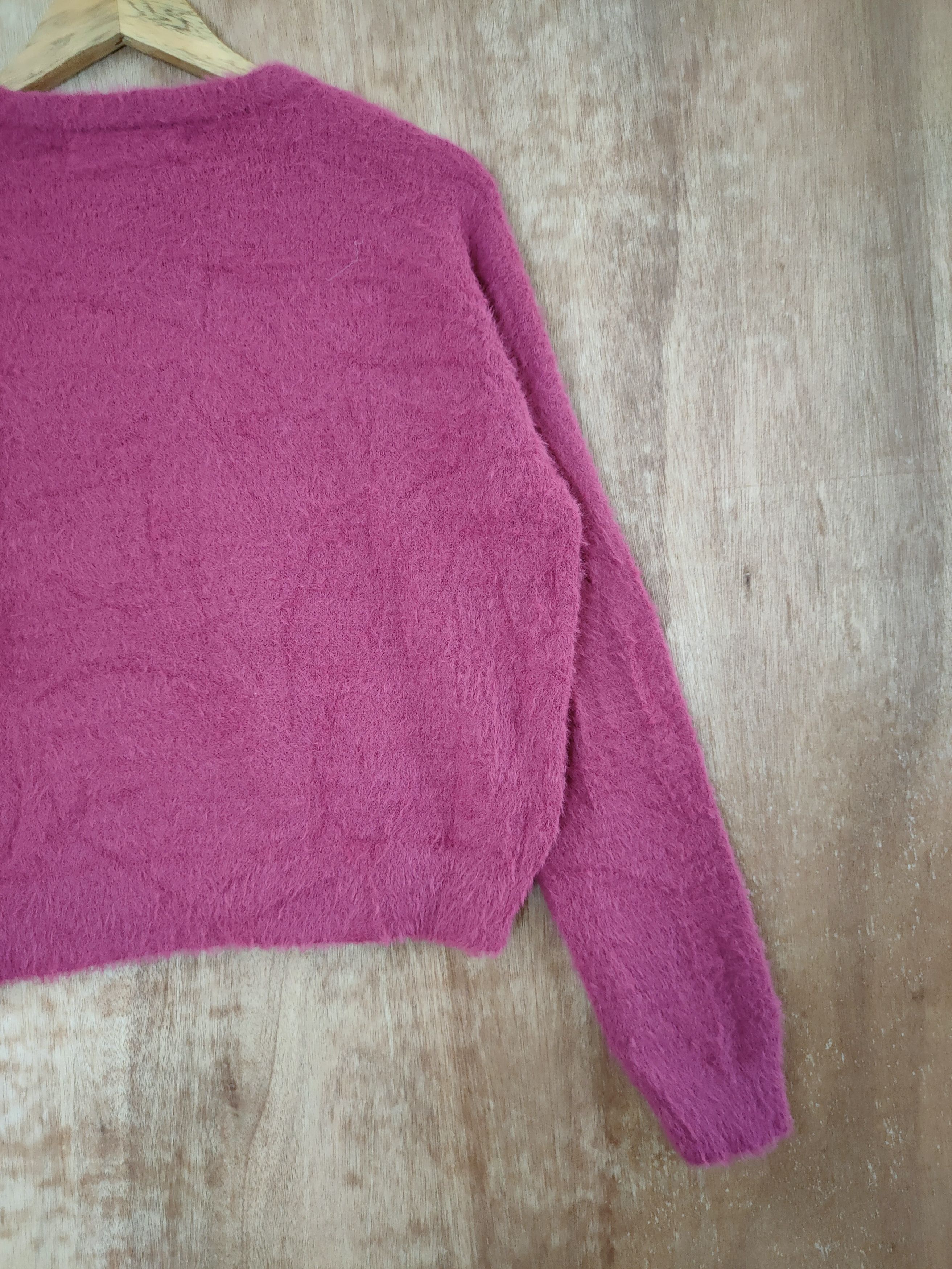 Homespun Knitwear DLL Talk About Love fur mohair shaggy knitwear #46-518 Size M / US 6-8 / IT 42-44 - 12 Thumbnail